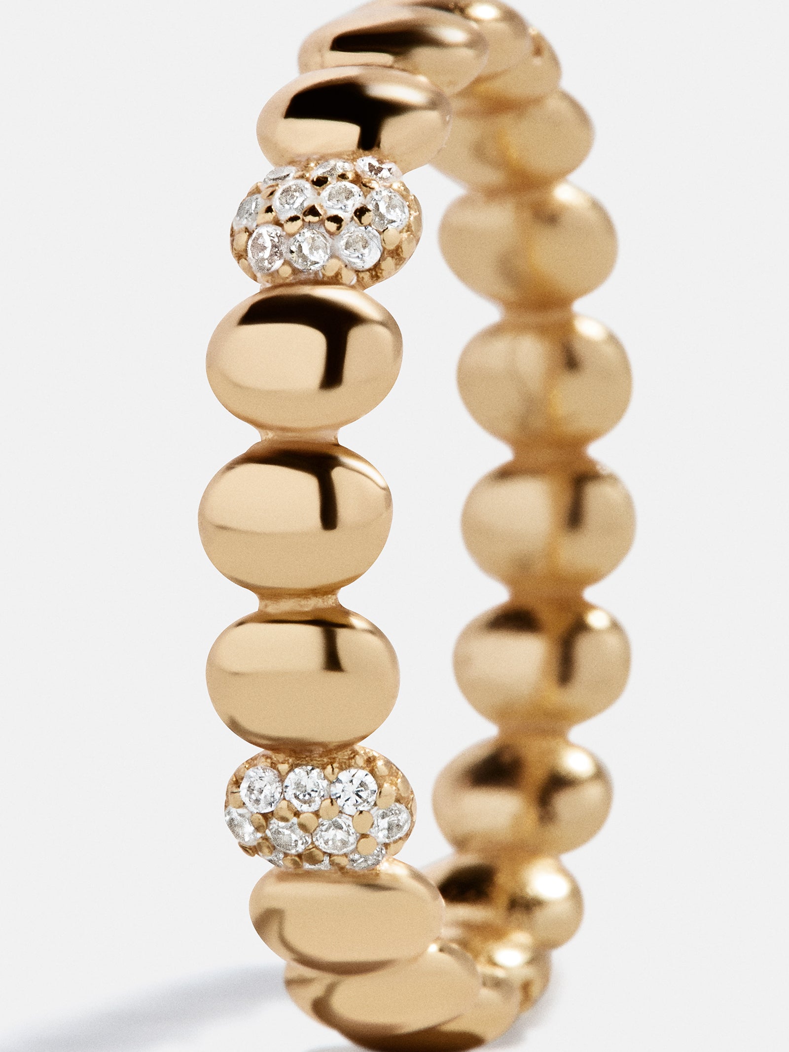 Alyssa 18K Gold Ring - Gold/Pavé-Blues Comming