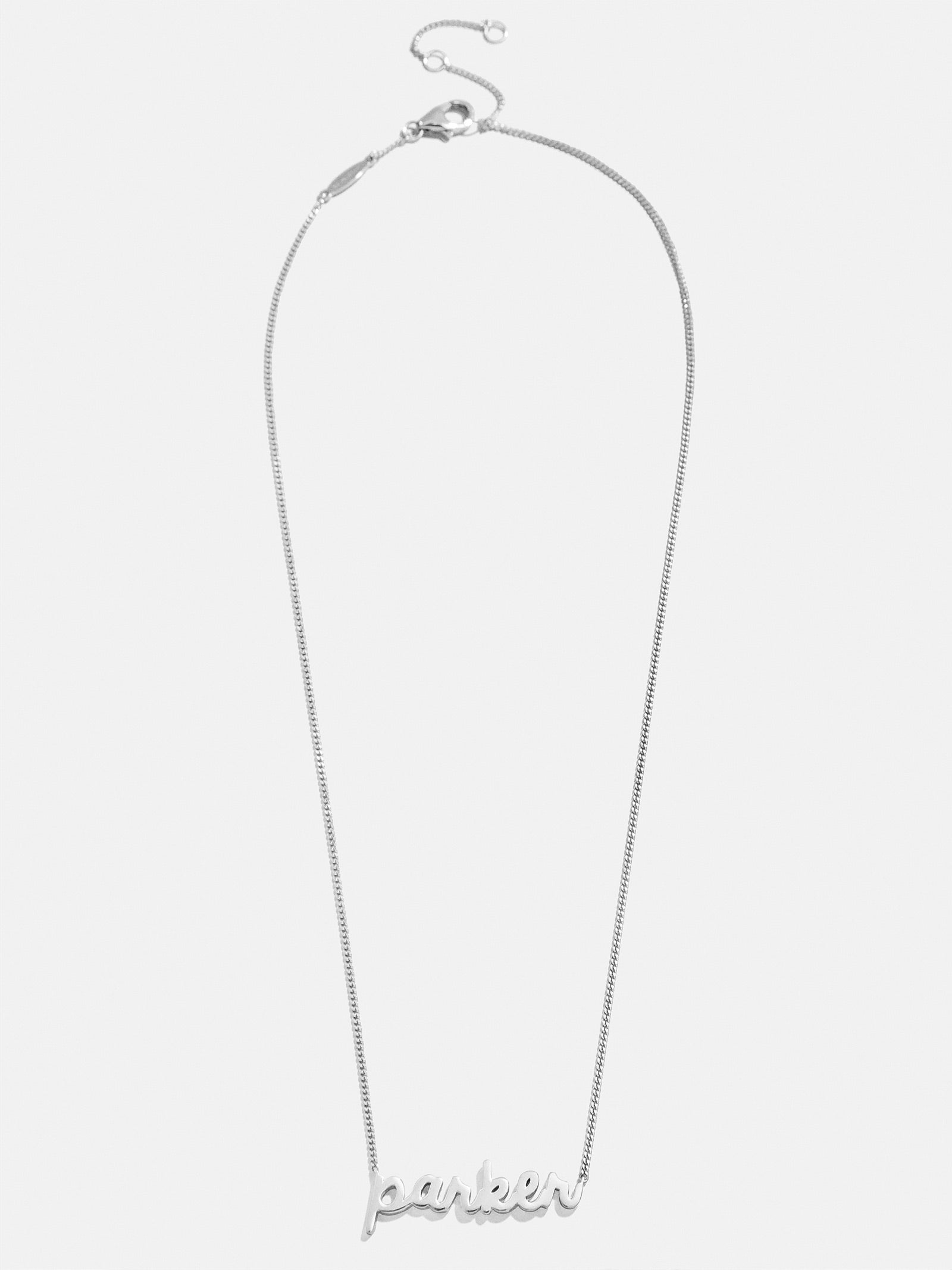 18K Gold Custom Nameplate Necklace - Script-Blues Comming