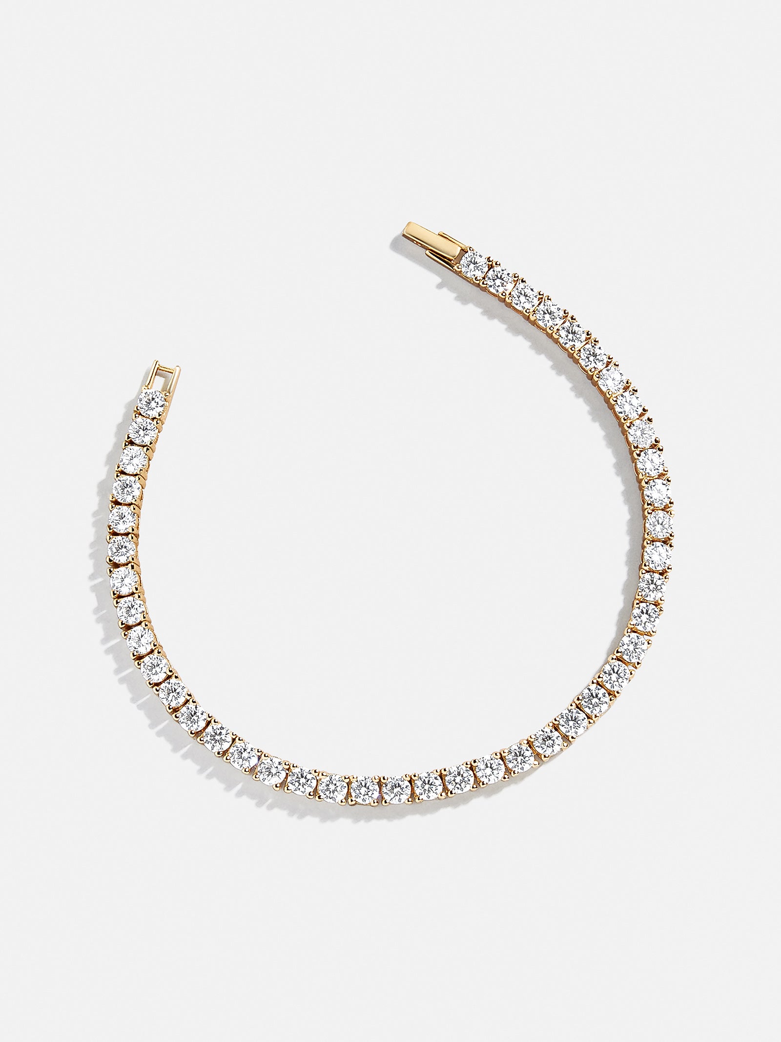 Billie 18K Gold Tennis Bracelet  - 18K Gold Plated Sterling Silver-Blues Comming