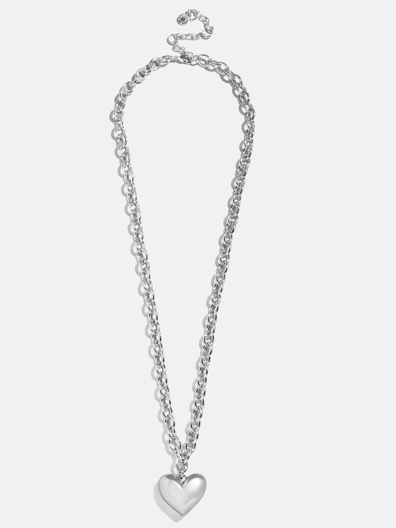 Millie Mini Bubble Heart Necklace - Silver-Blues Comming