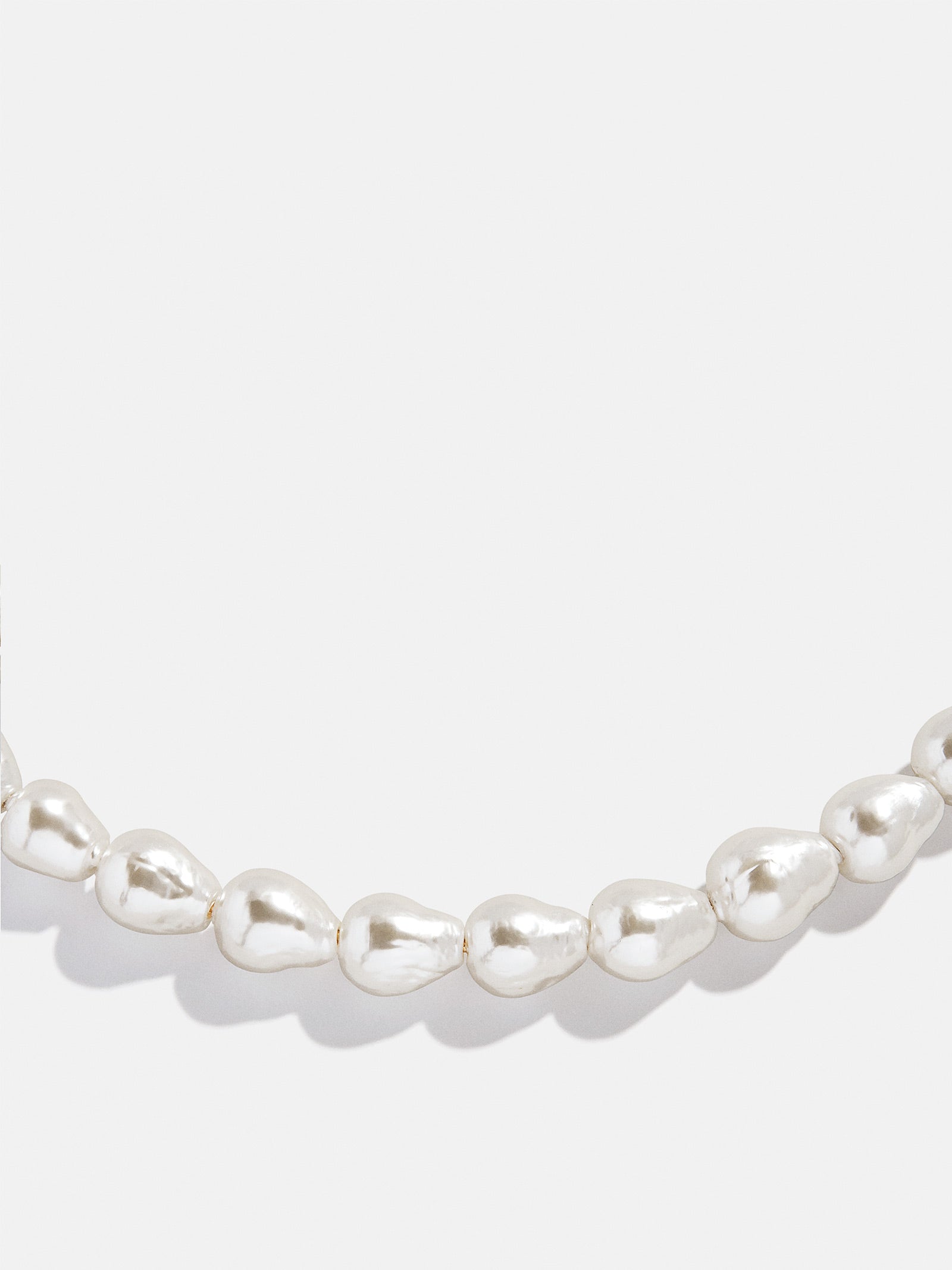 Ondine Pearl Collar Necklace - White