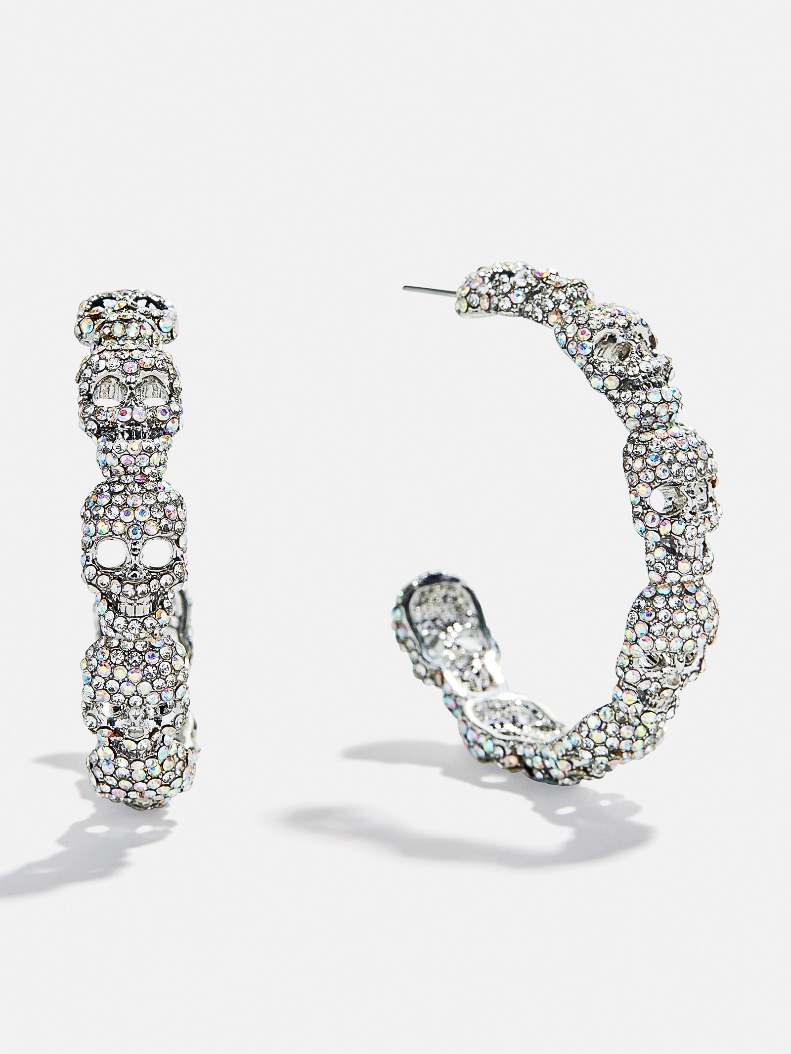 To Die For Hoop Earrings - Silver/Pavé-Blues Comming