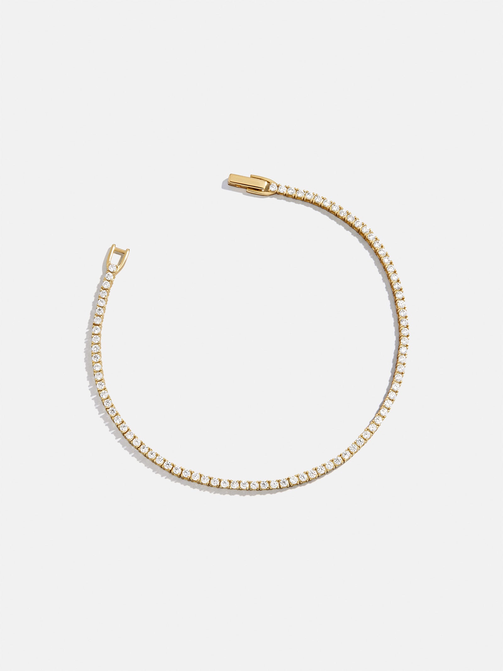 Billie 18K Gold Tennis Bracelet  - 18K Gold Plated Sterling Silver-Blues Comming