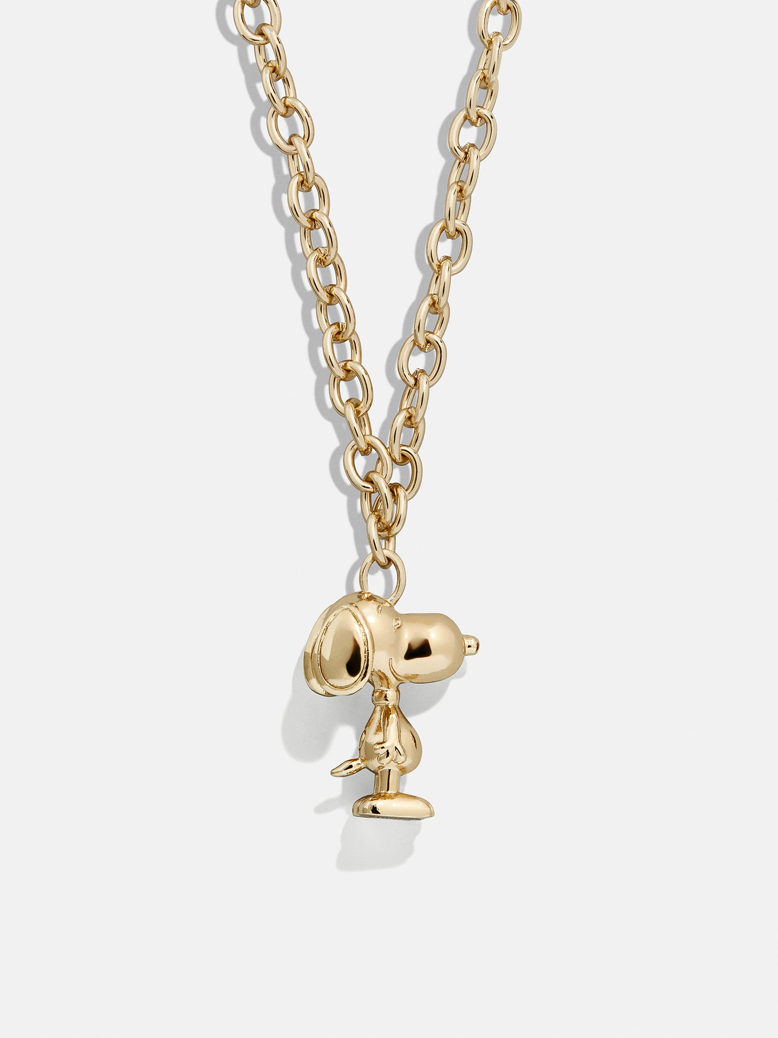 Peanuts Snoopy Pendant Necklace - Gold-Blues Comming