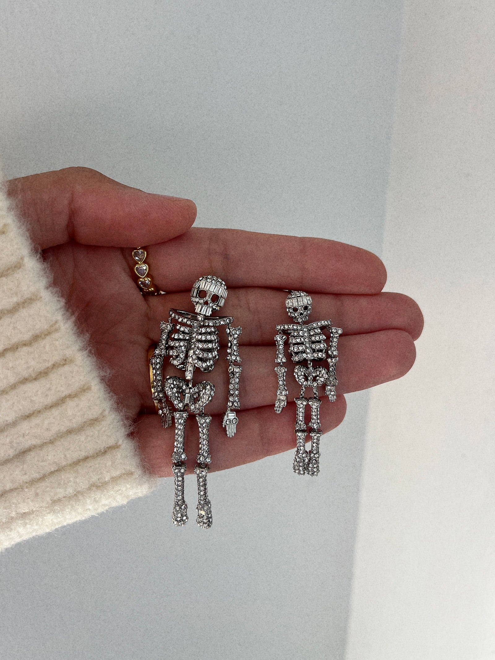 Drop Dead Hottie Earrings - Silver-Blues Comming