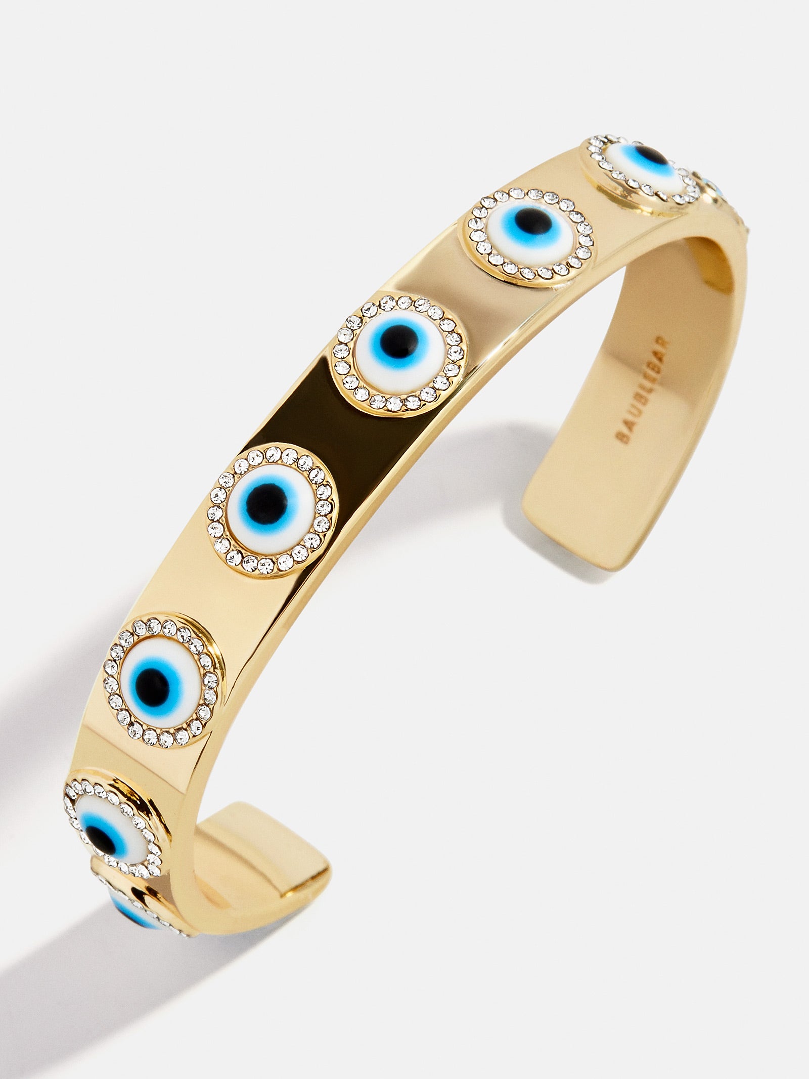 Eyes On Eyes Cuff Bracelet - Gold/Blue-Blues Comming