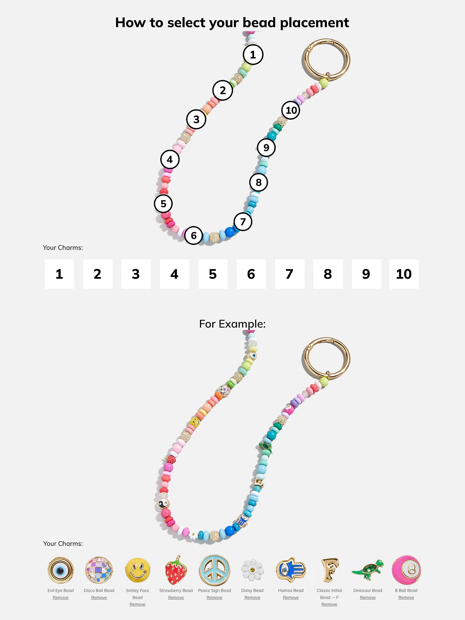 Beaded Custom Bag Charm - Multi Beaded Bag Charm-Blues Comming