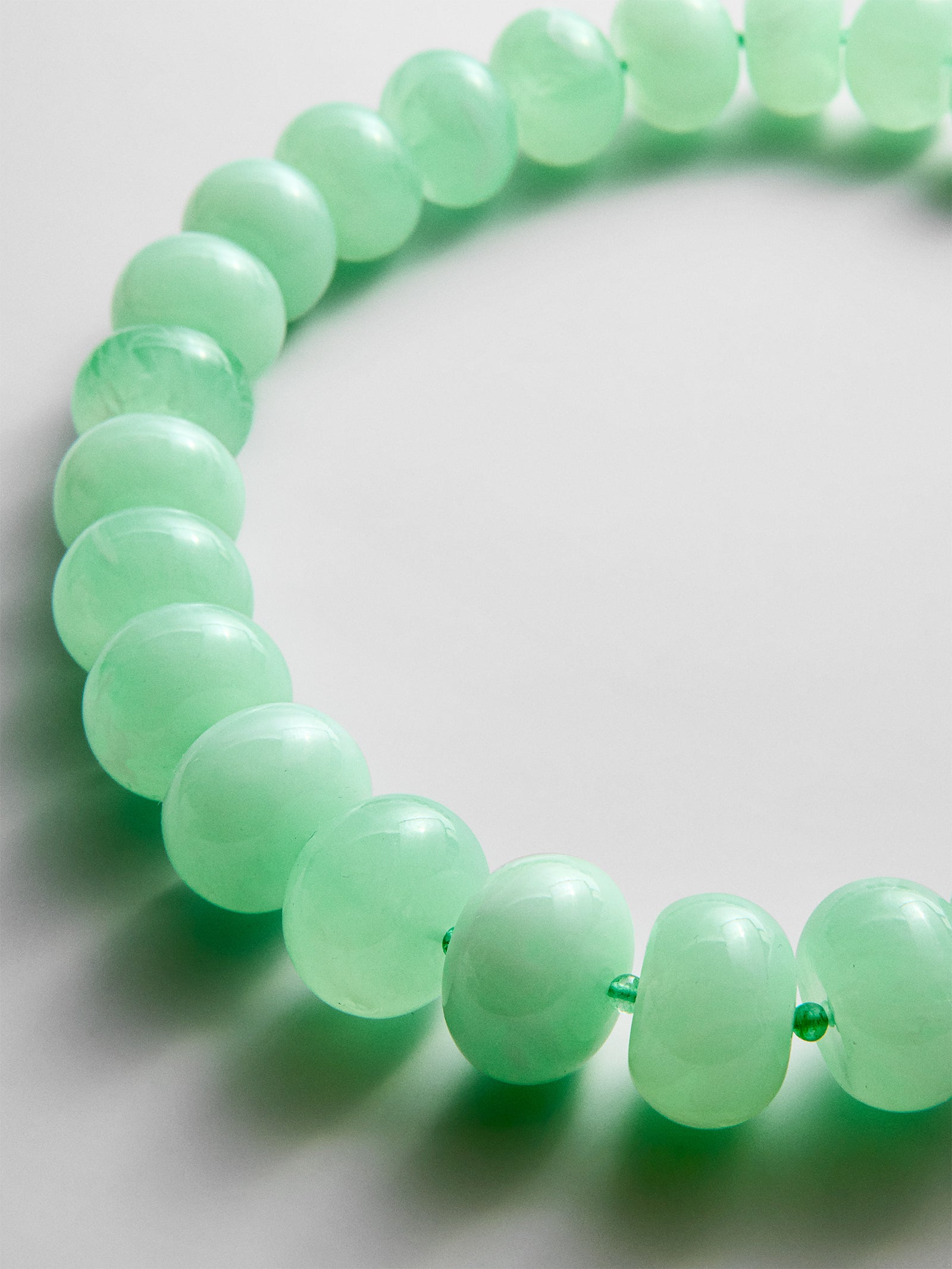 Joan Semi-Precious Necklace - Green Jade-Blues Comming