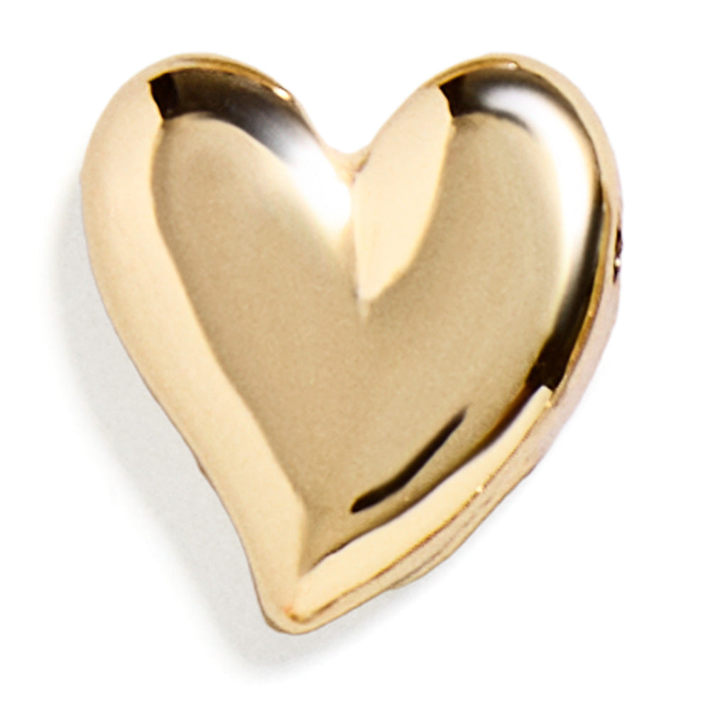 Gold Bubble Bead - Heart-Blues Comming