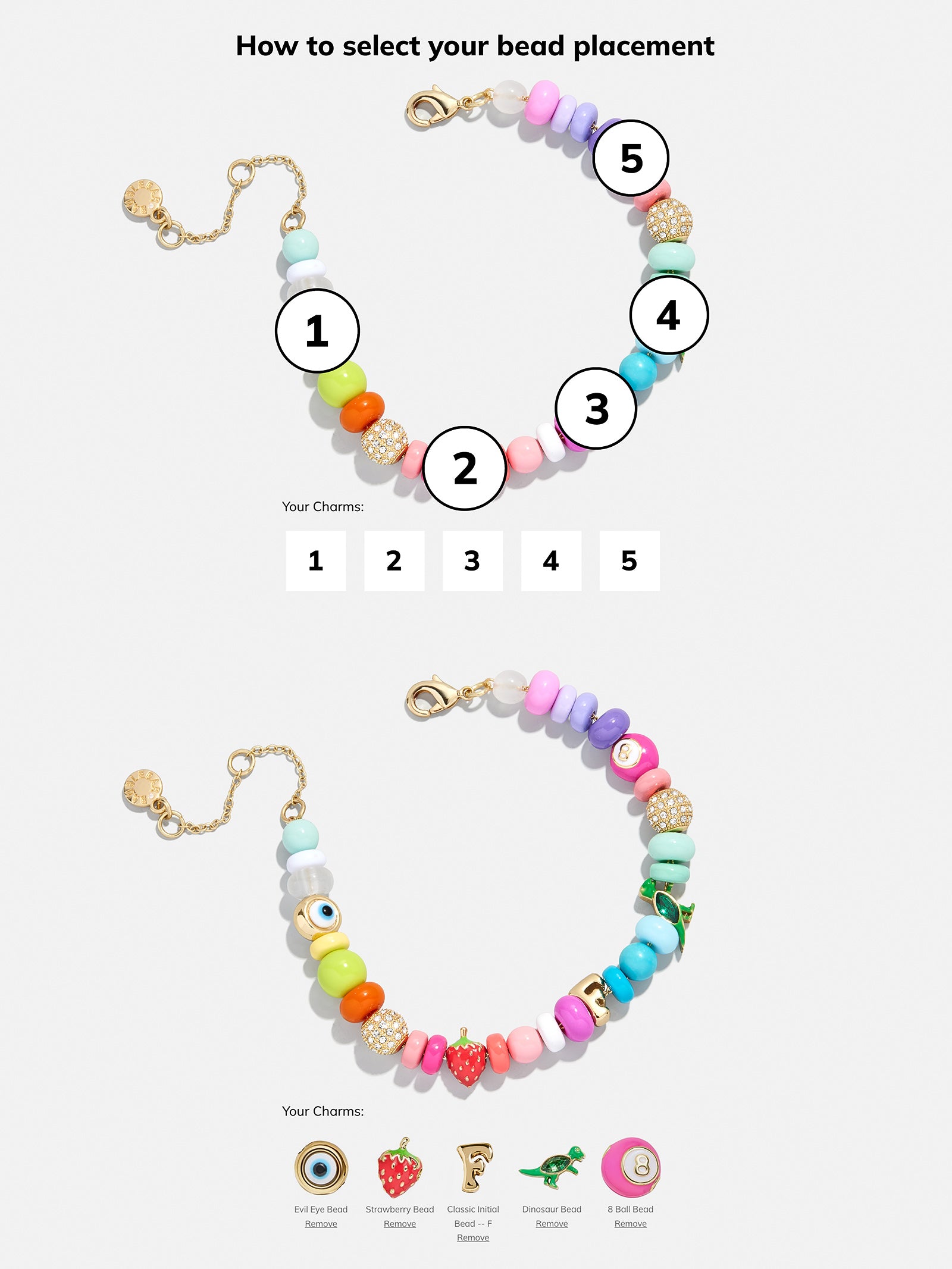 Beaded Custom Charm Bracelet - Multi Beaded Bracelet-Blues Comming