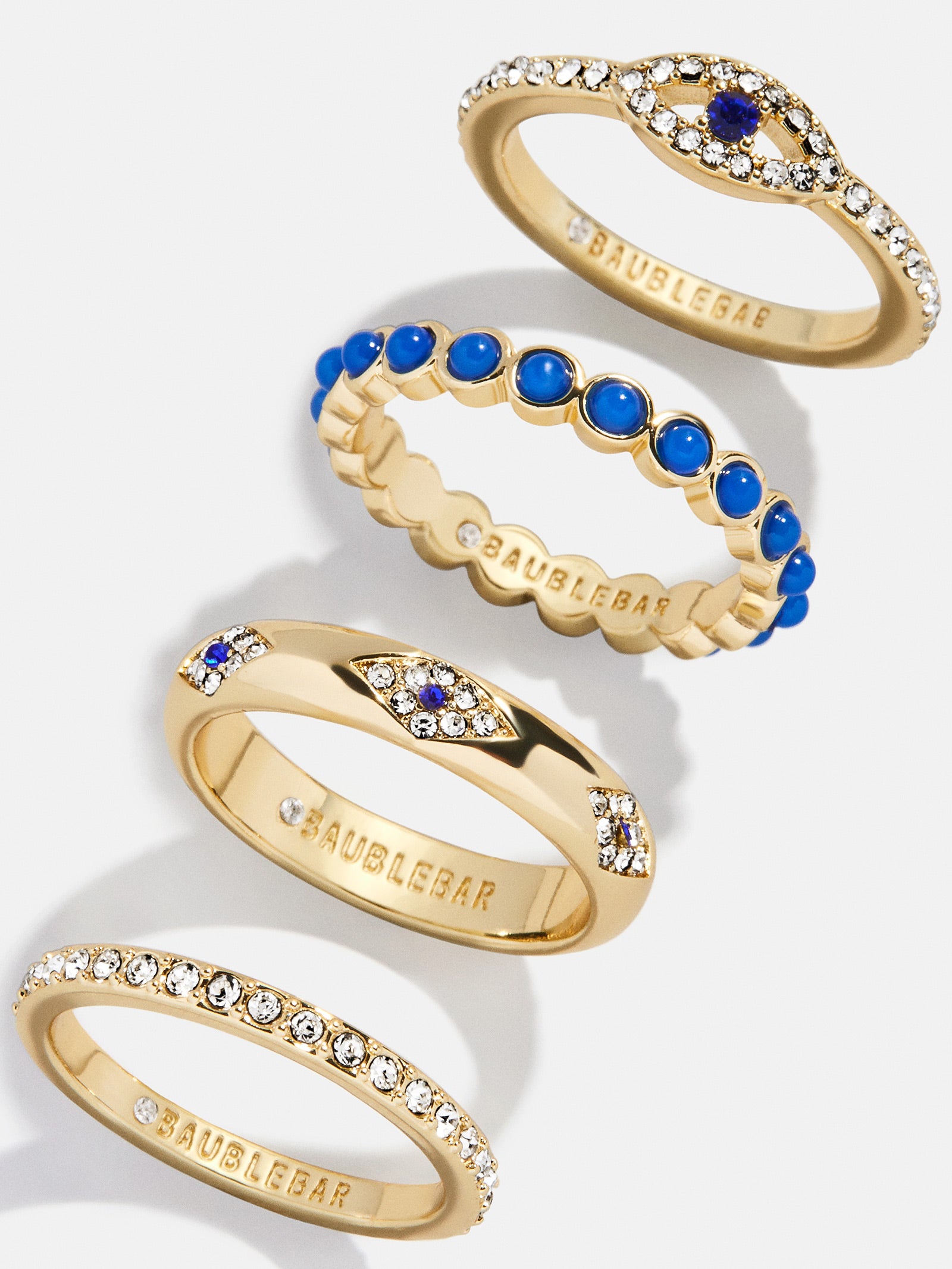 Evil Eye Ring Set - Gold/Blue-Blues Comming