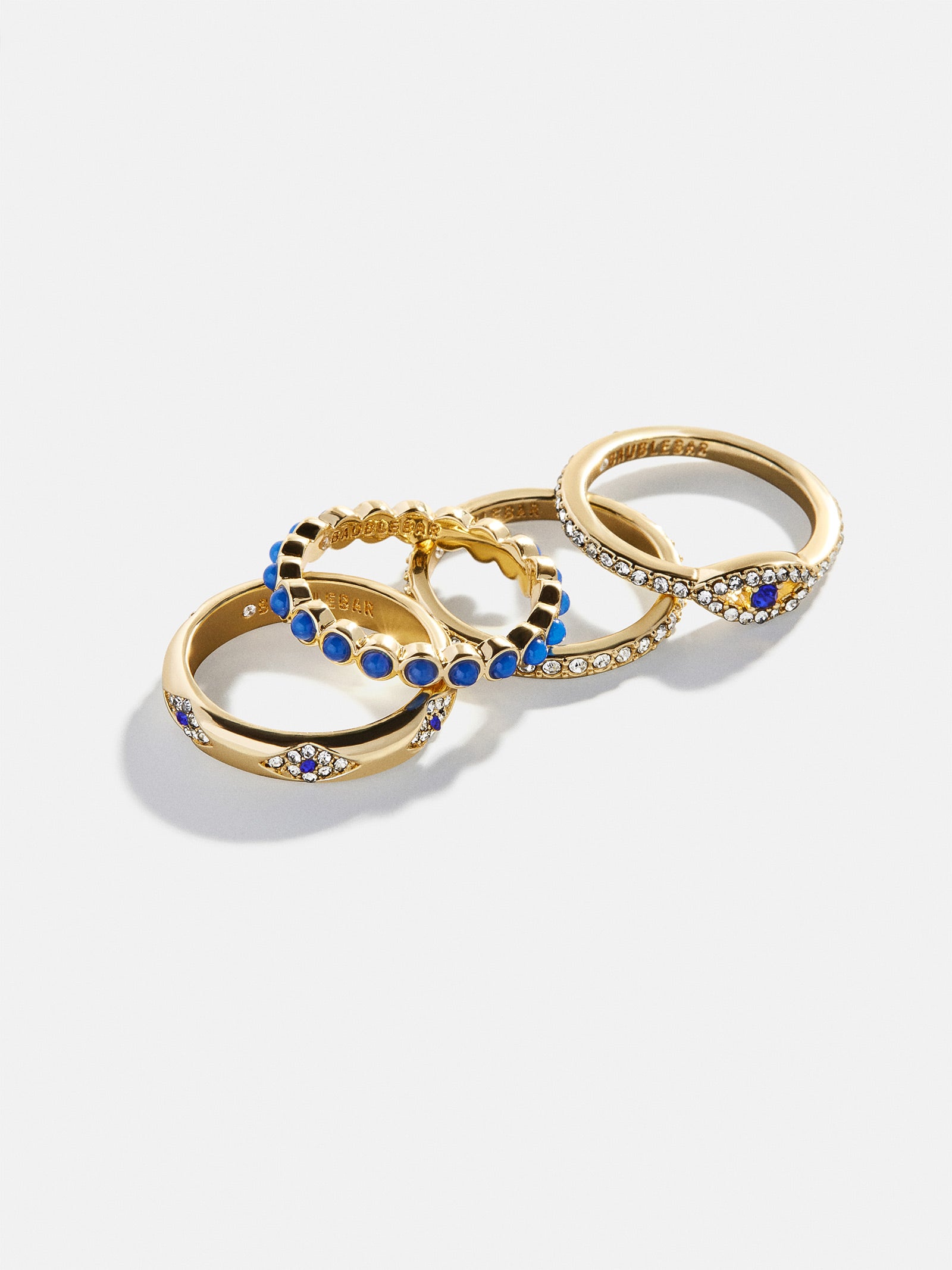 Evil Eye Ring Set - Gold/Blue-Blues Comming