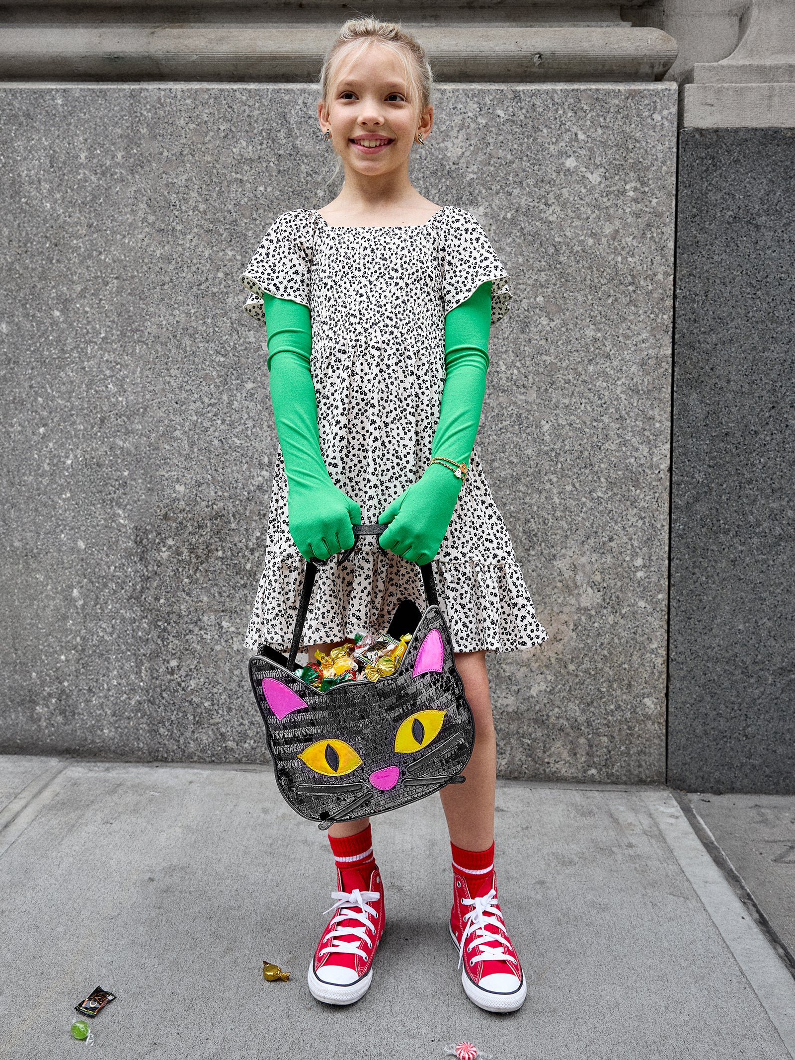 Kids' Trick-or-Treat Bag - Black Cat-Blues Comming