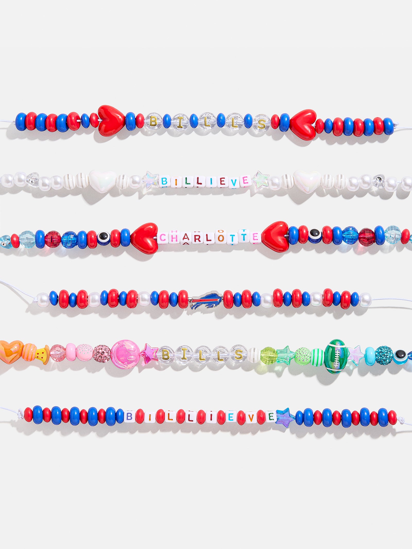 NFL Bracelet Bead Kit - Buffalo Bills-Blues Comming