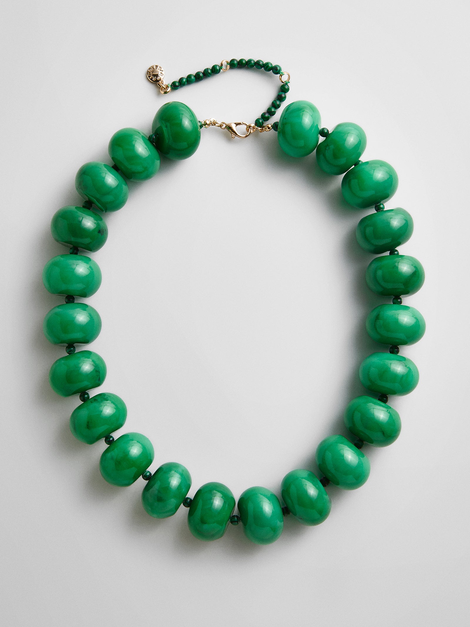 Joan Semi-Precious Necklace - Malachite-Blues Comming