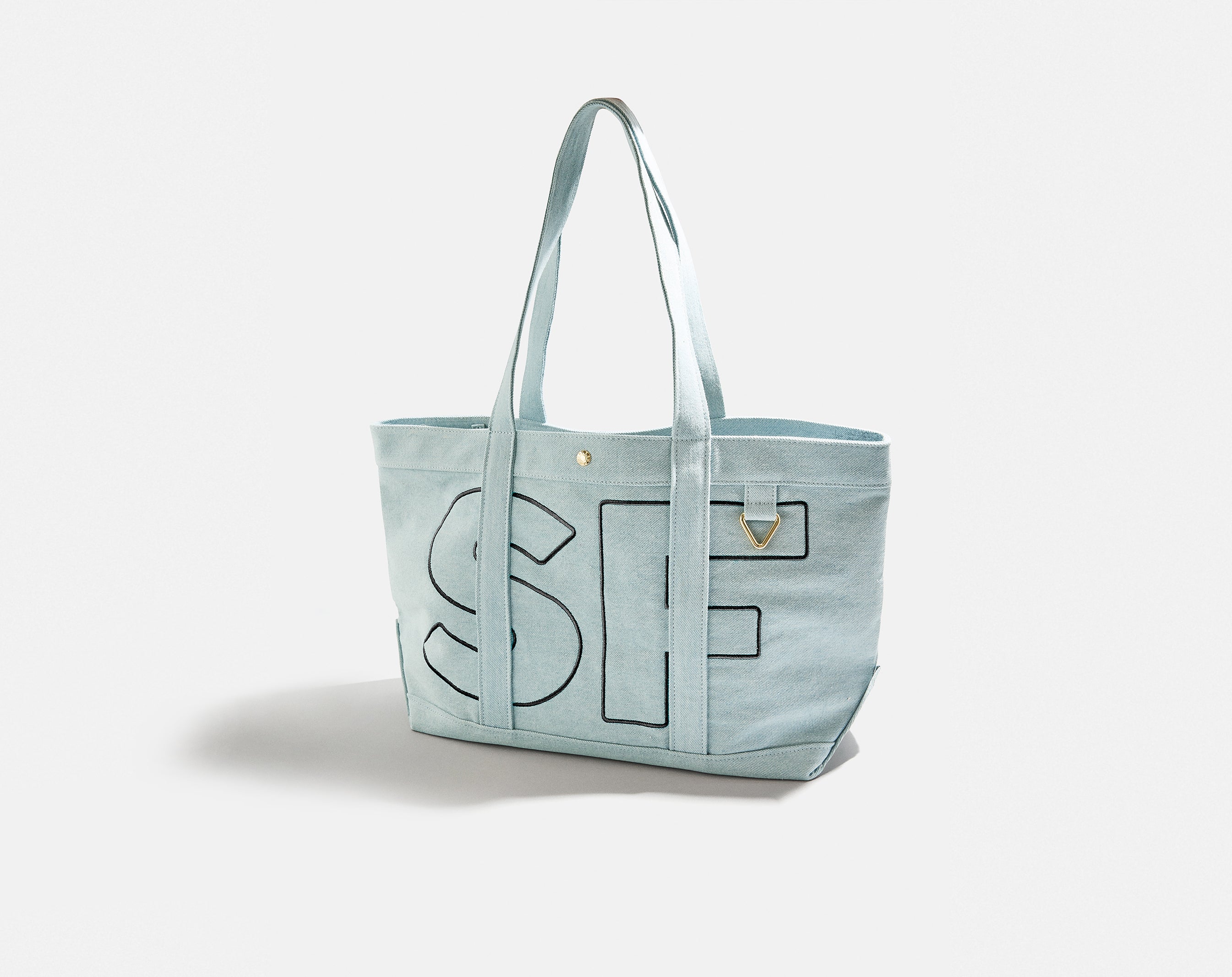 Custom Alpha Tote - Blue Denim-Blues Comming