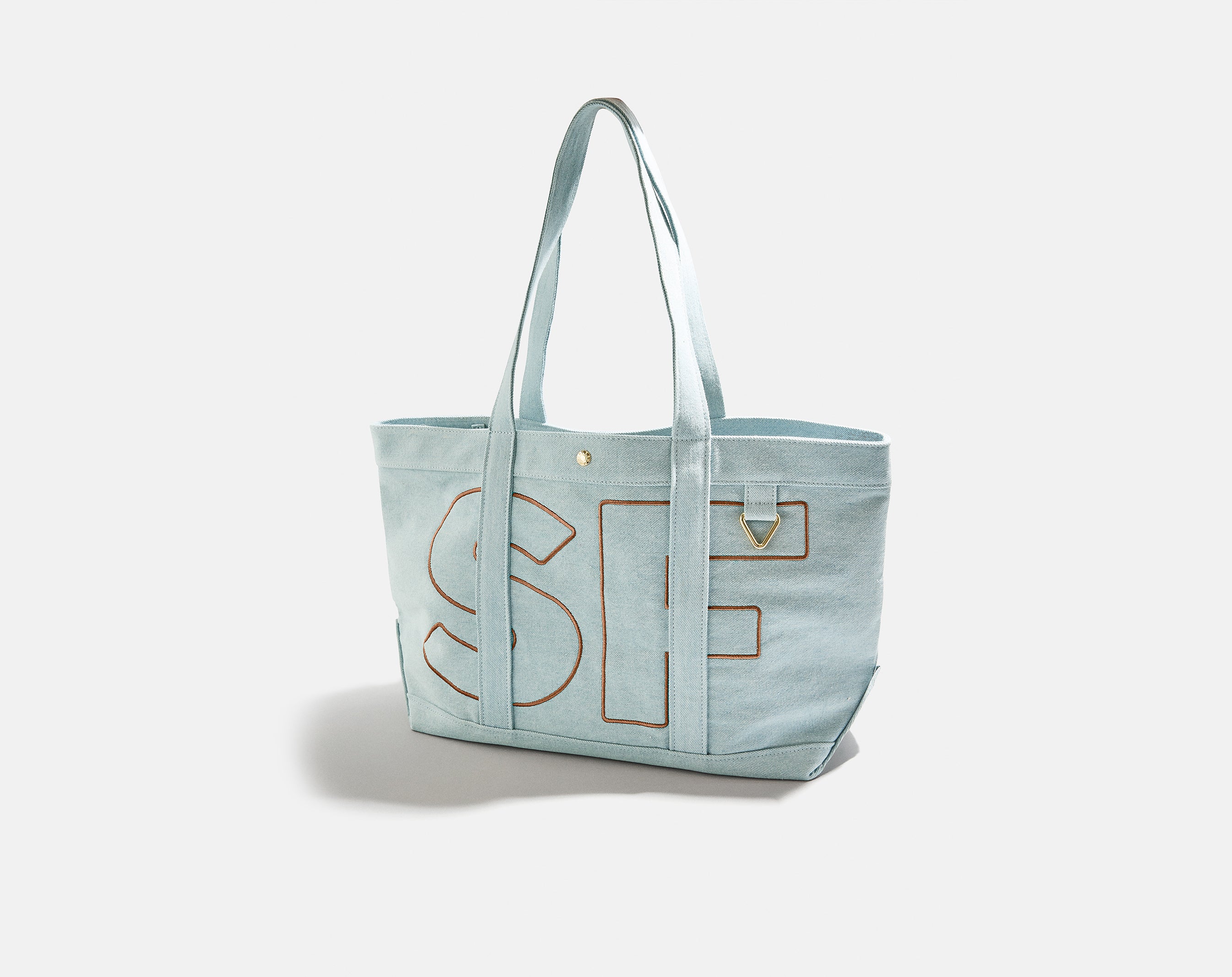 Custom Alpha Tote - Blue Denim-Blues Comming