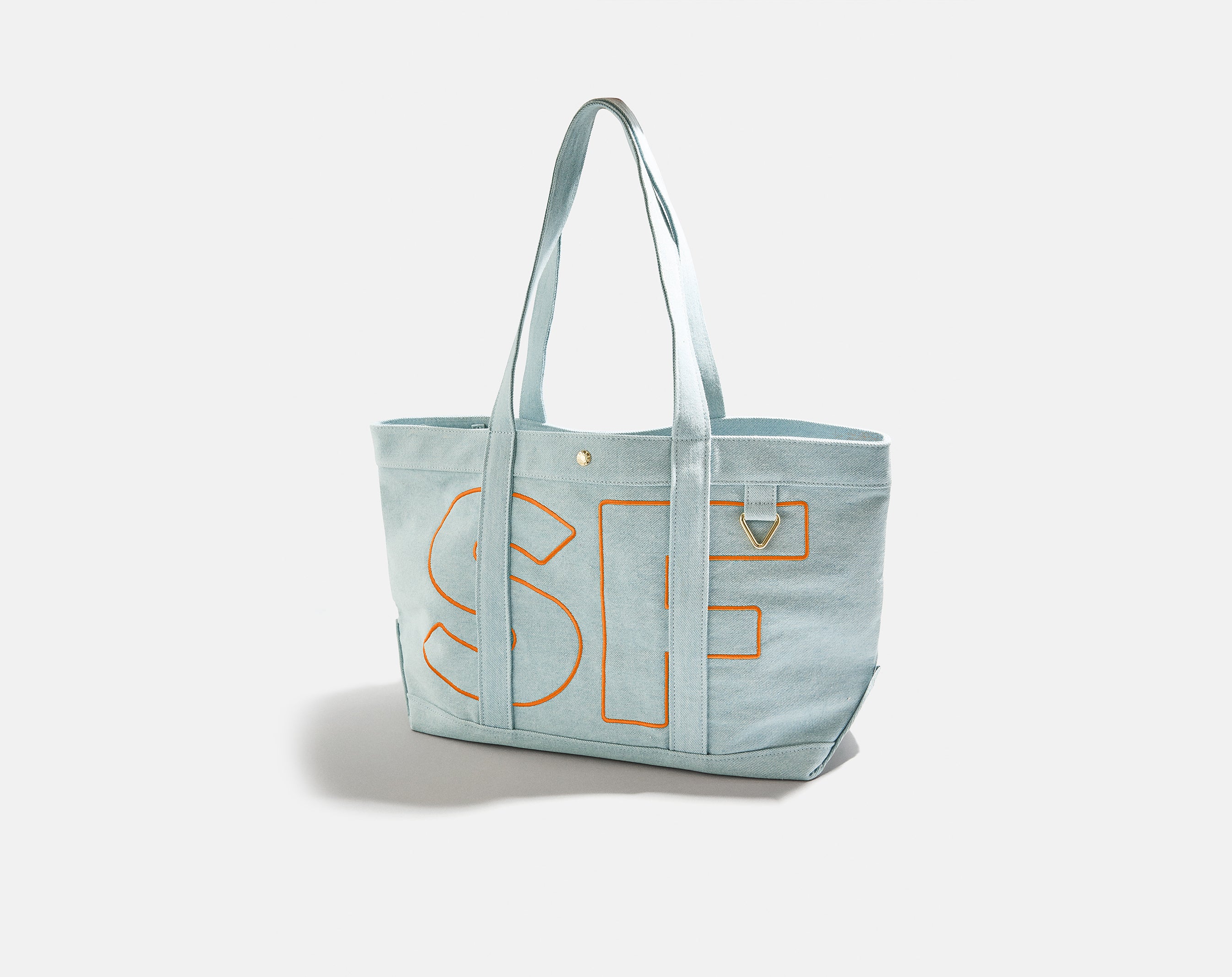 Custom Alpha Tote - Blue Denim-Blues Comming