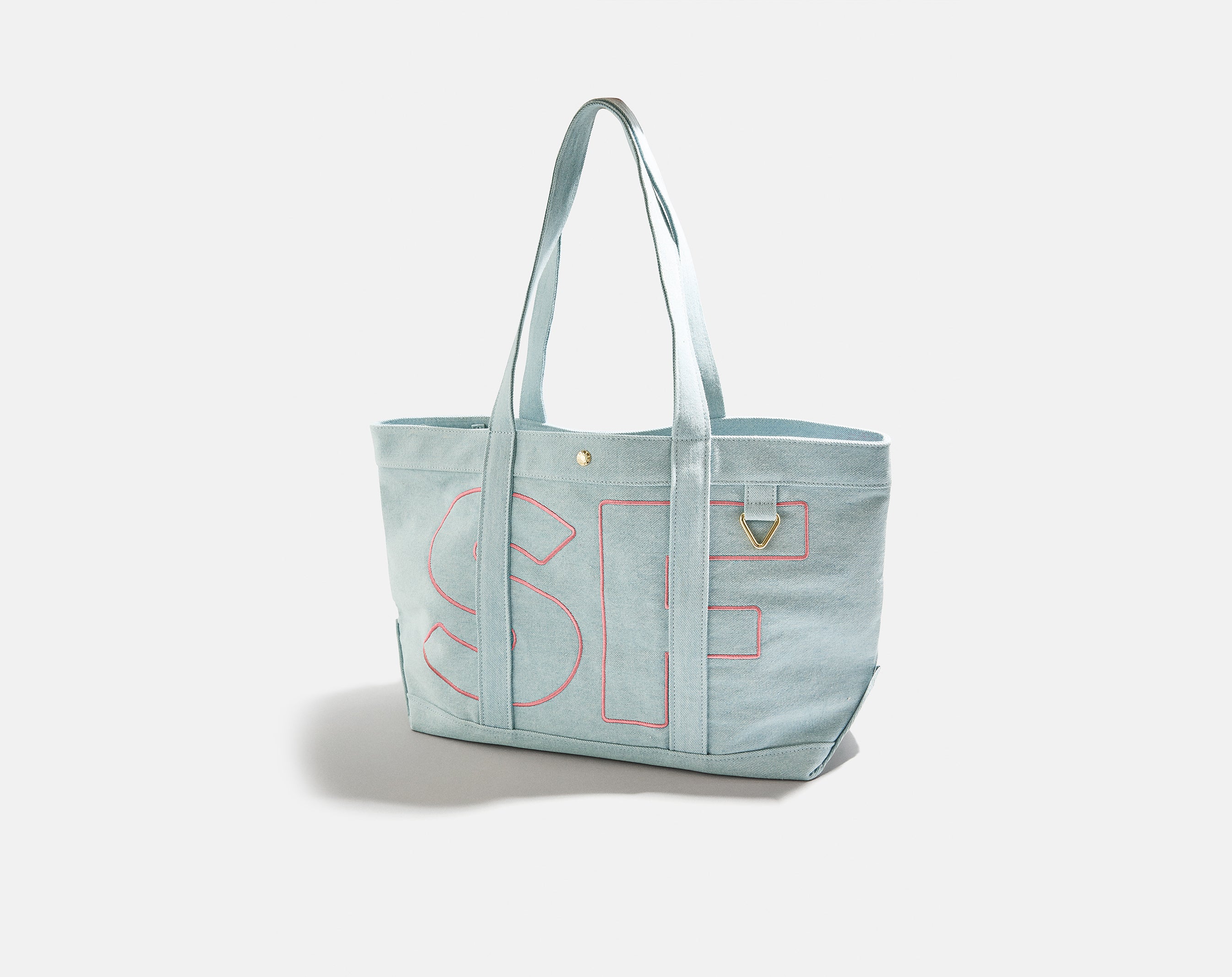 Custom Alpha Tote - Blue Denim-Blues Comming