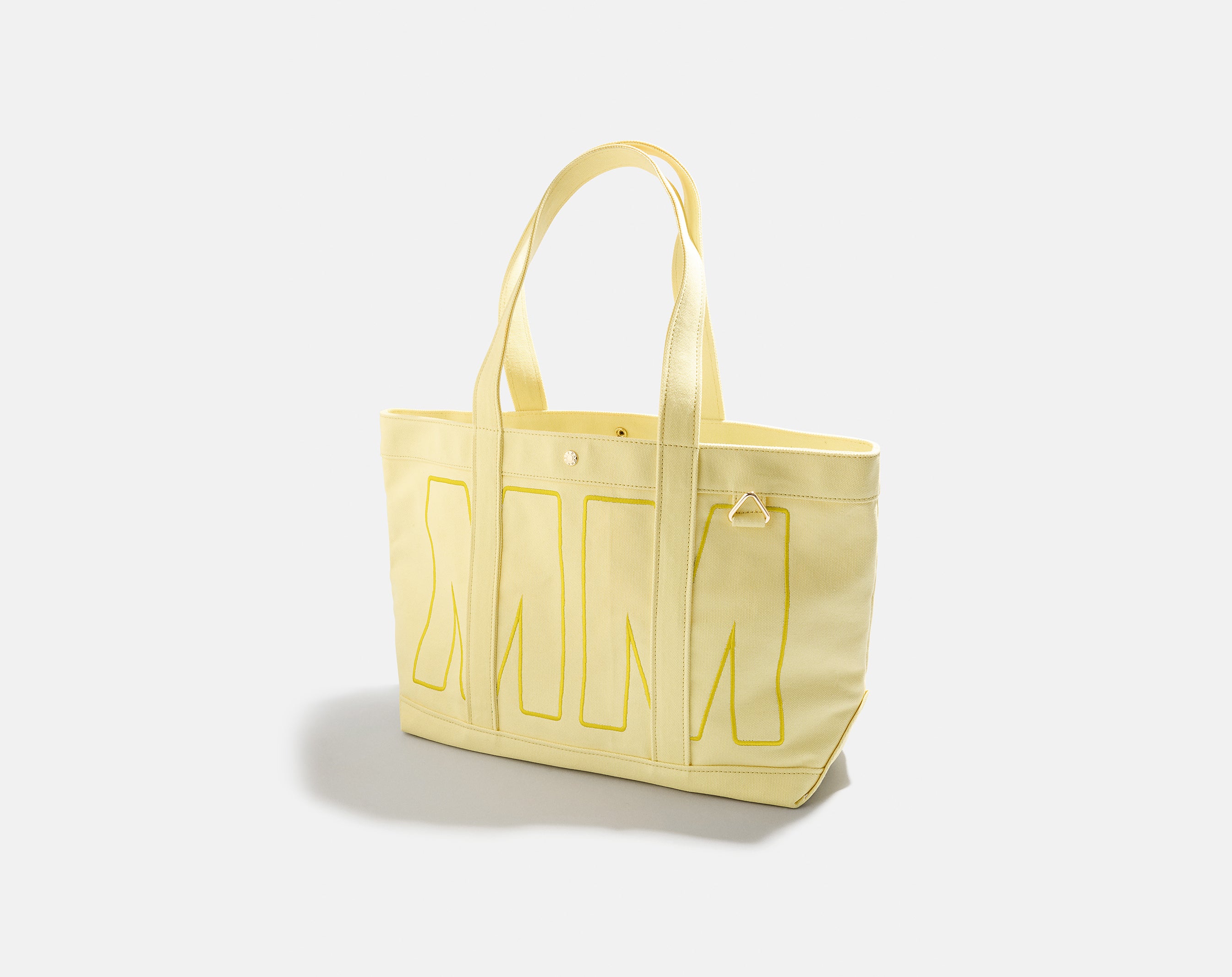 Custom Alpha Tote - Butter Yellow-Blues Comming