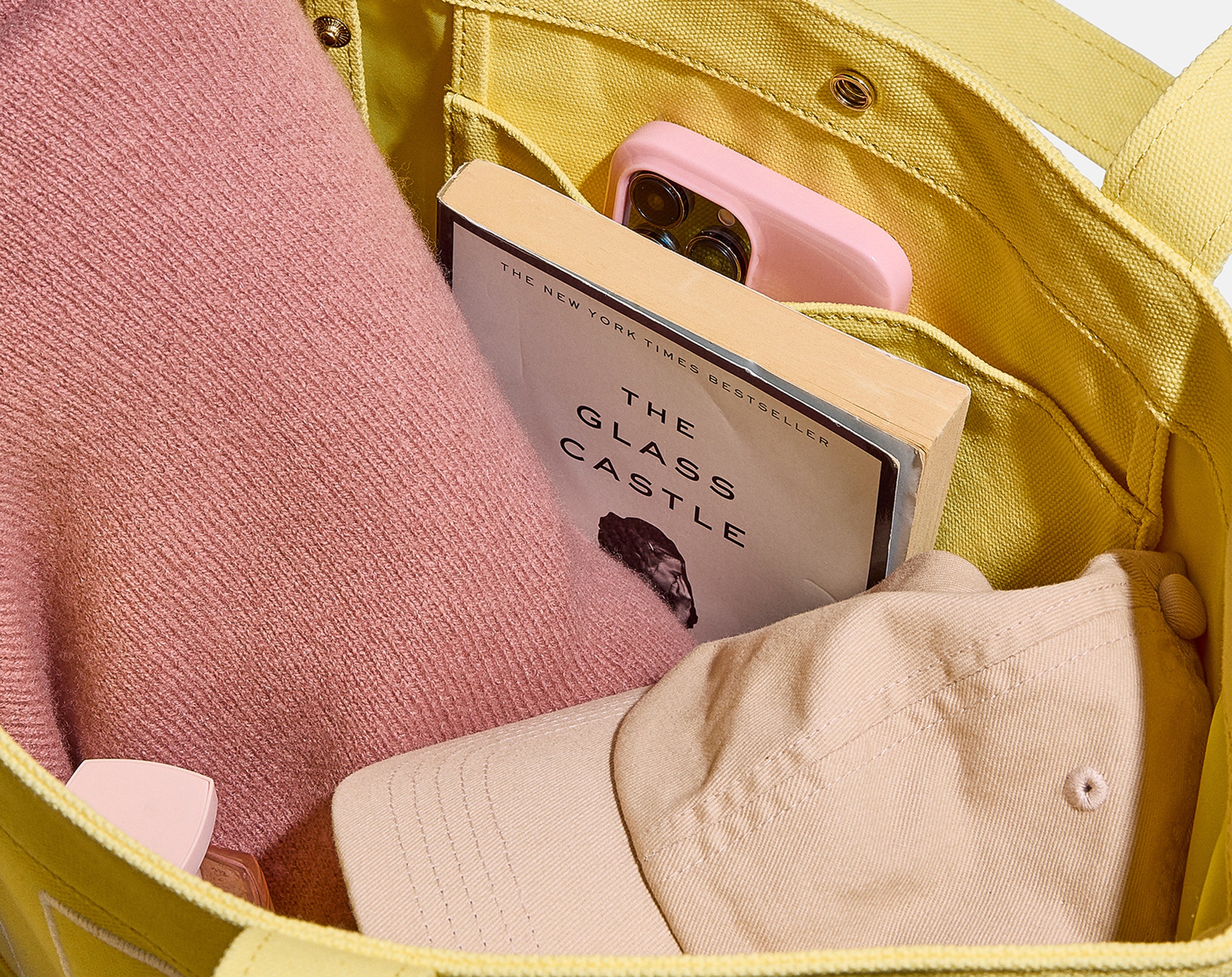 Custom Alpha Tote - Butter Yellow-Blues Comming