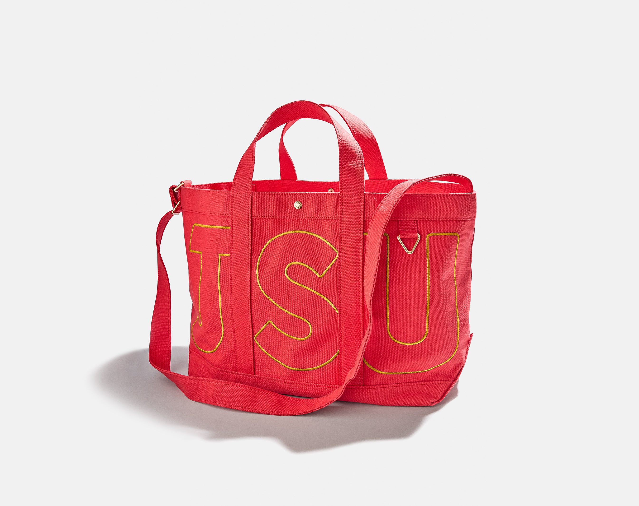 Custom Alpha Tote - Cherry Red-Blues Comming