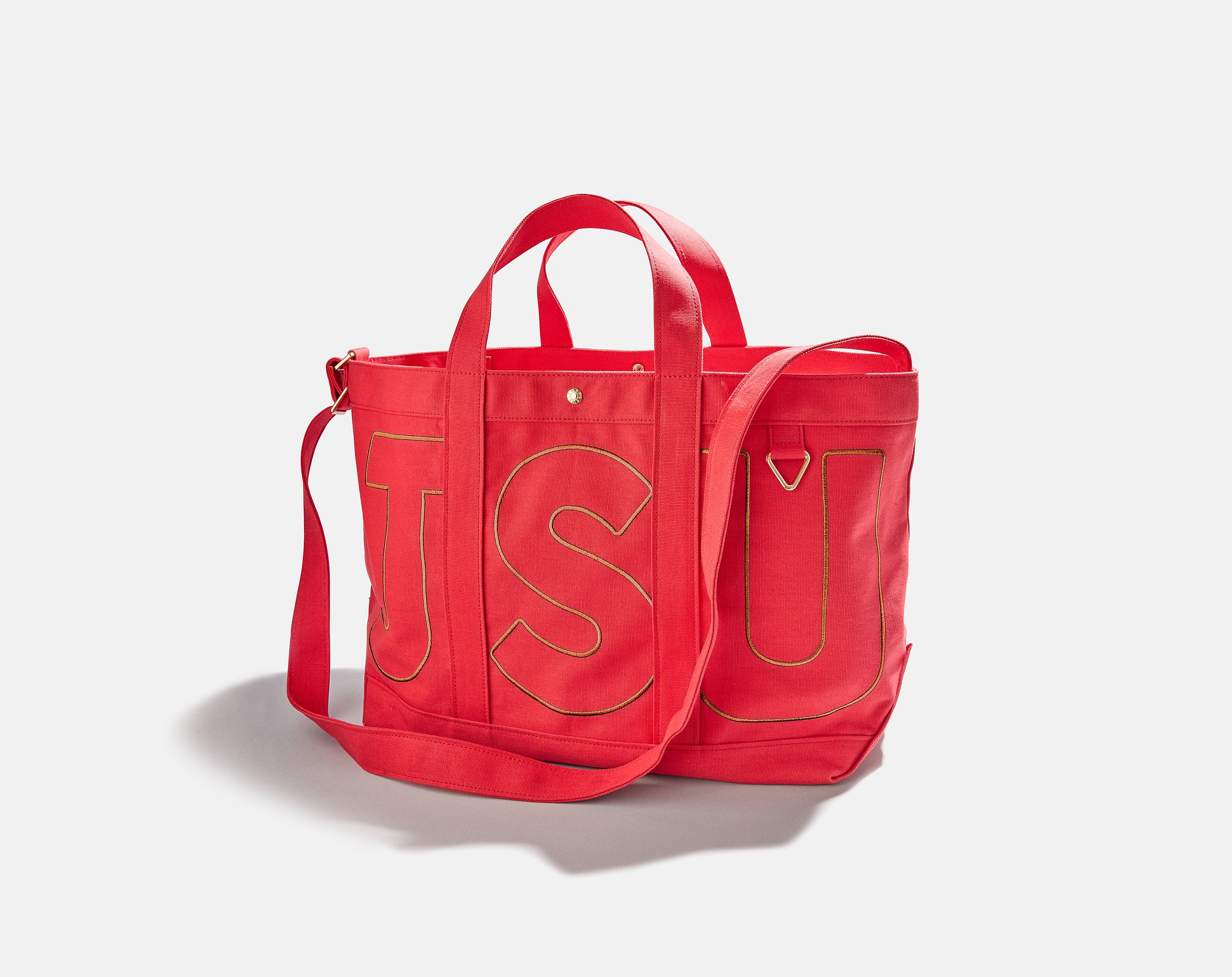 Custom Alpha Tote - Cherry Red-Blues Comming