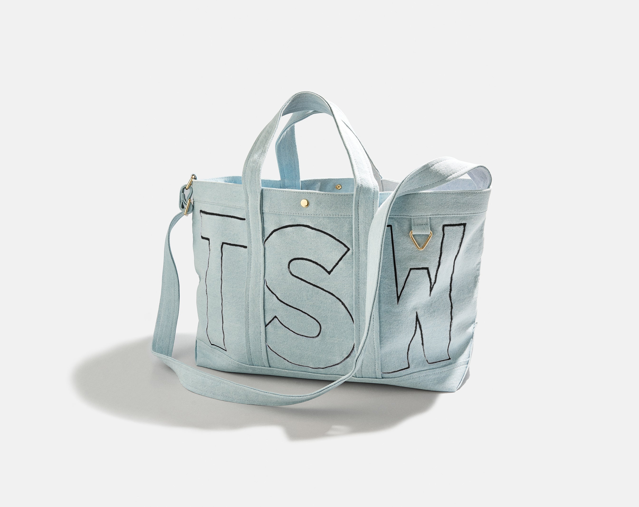 Custom Alpha Tote - Blue Denim-Blues Comming