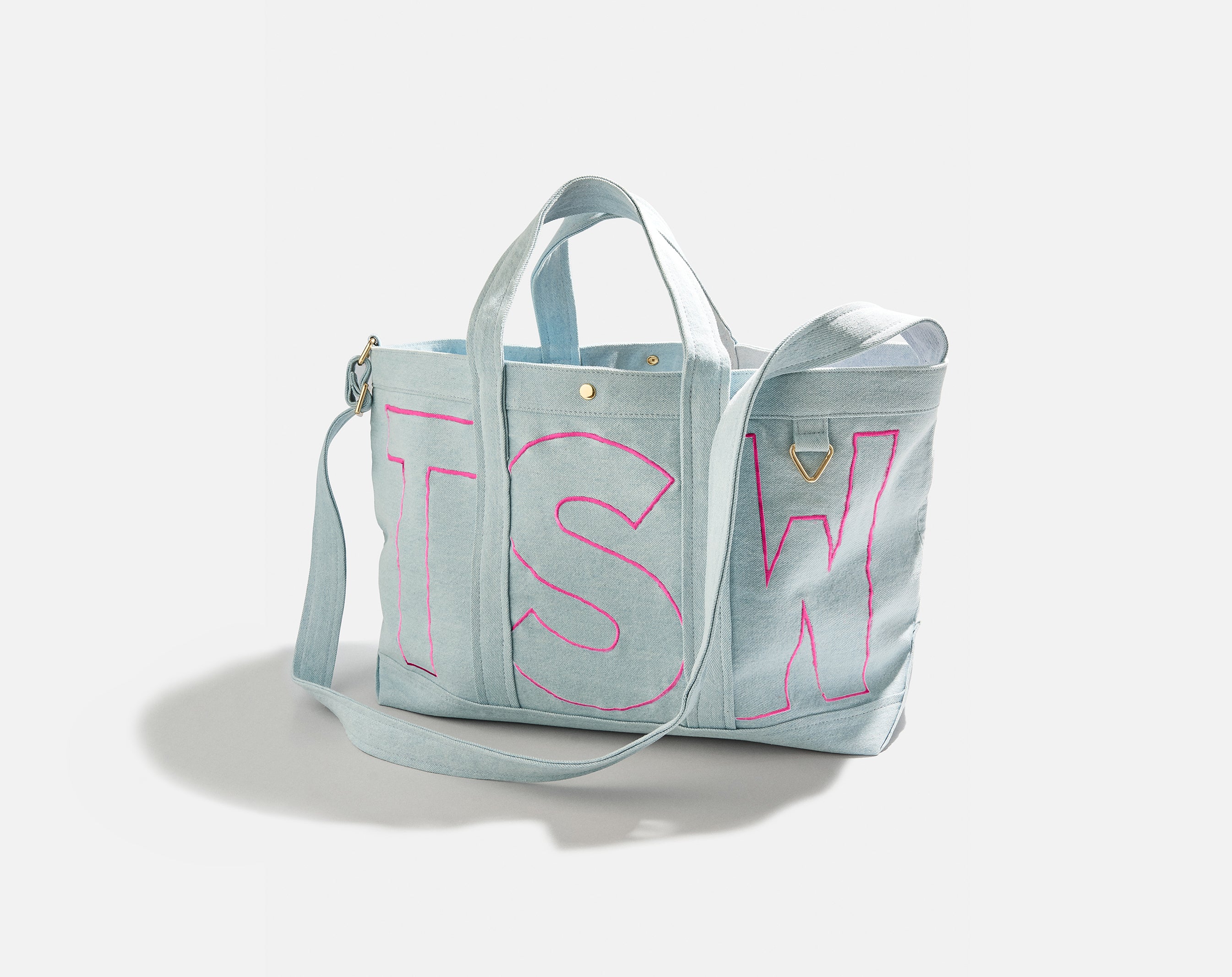 Custom Alpha Tote - Blue Denim-Blues Comming