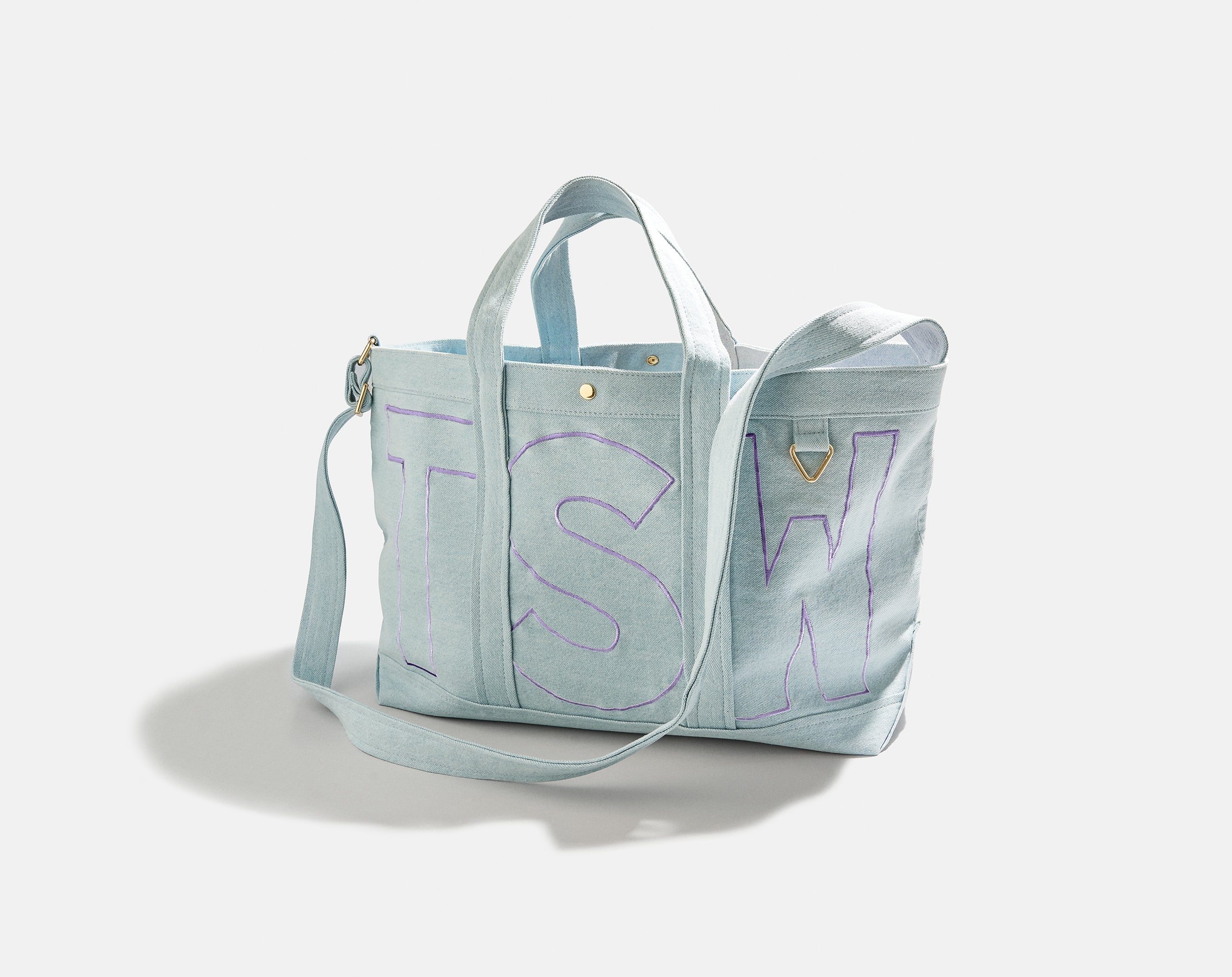 Custom Alpha Tote - Blue Denim-Blues Comming