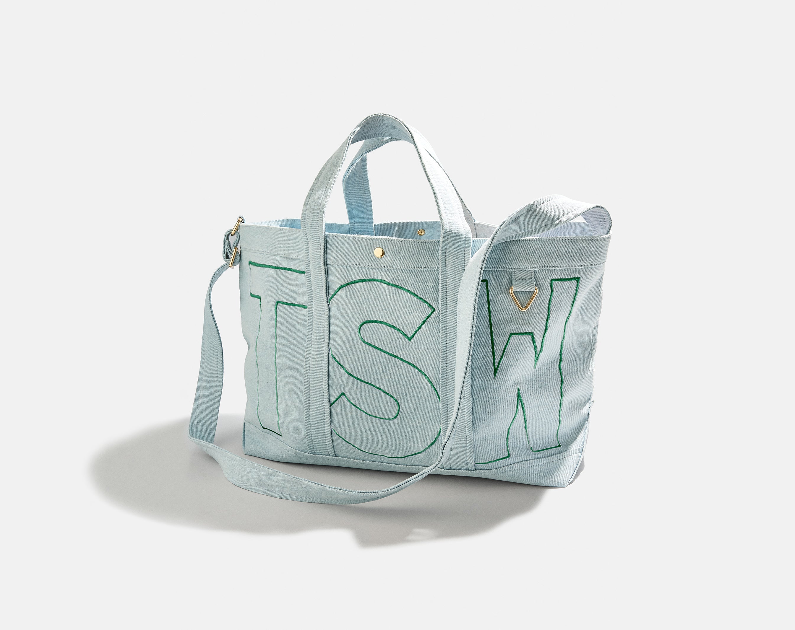 Custom Alpha Tote - Blue Denim-Blues Comming