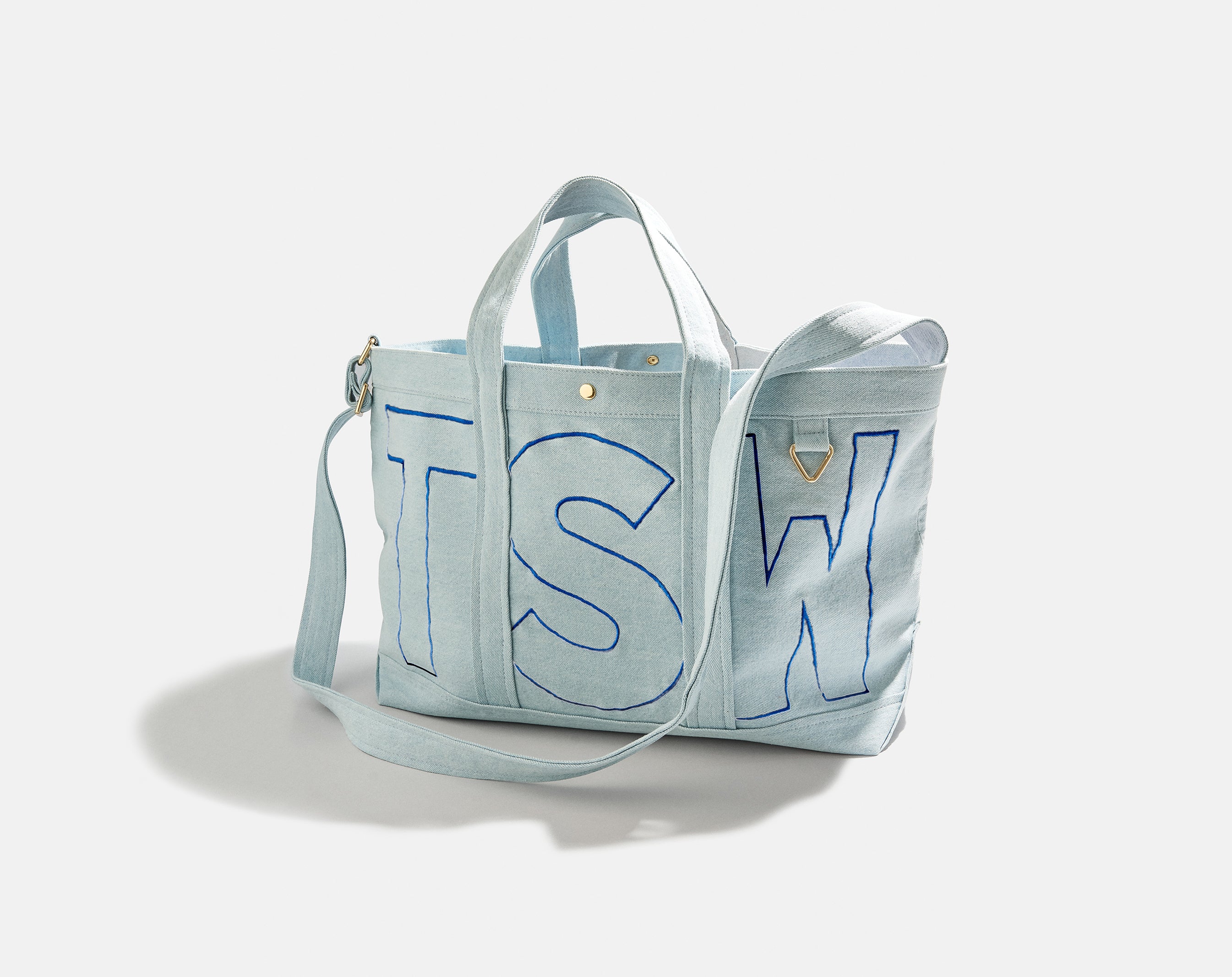 Custom Alpha Tote - Blue Denim-Blues Comming