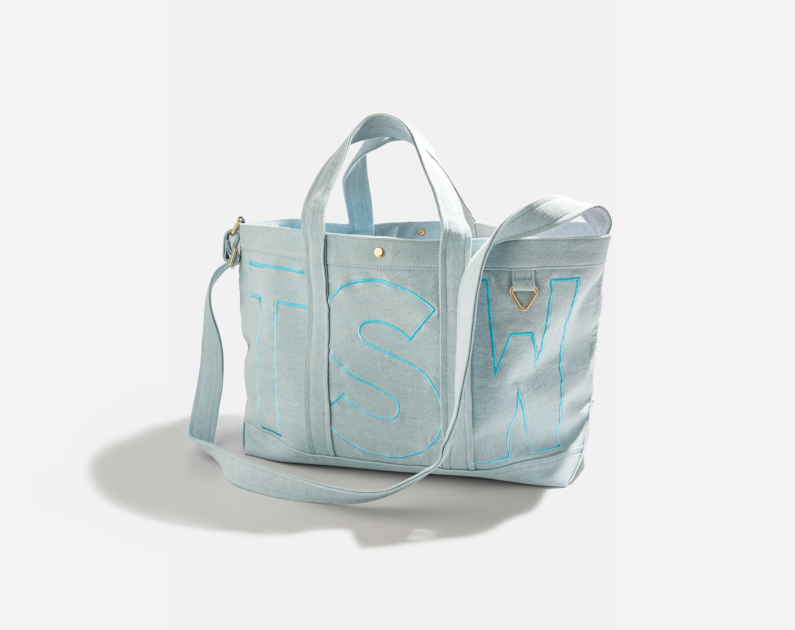 Custom Alpha Tote - Blue Denim-Blues Comming