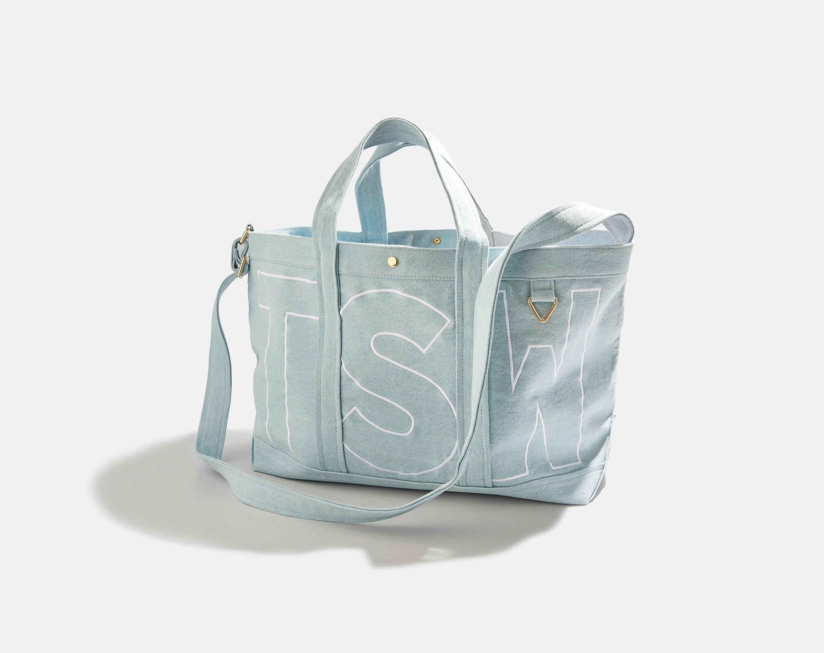 Custom Alpha Tote - Blue Denim-Blues Comming