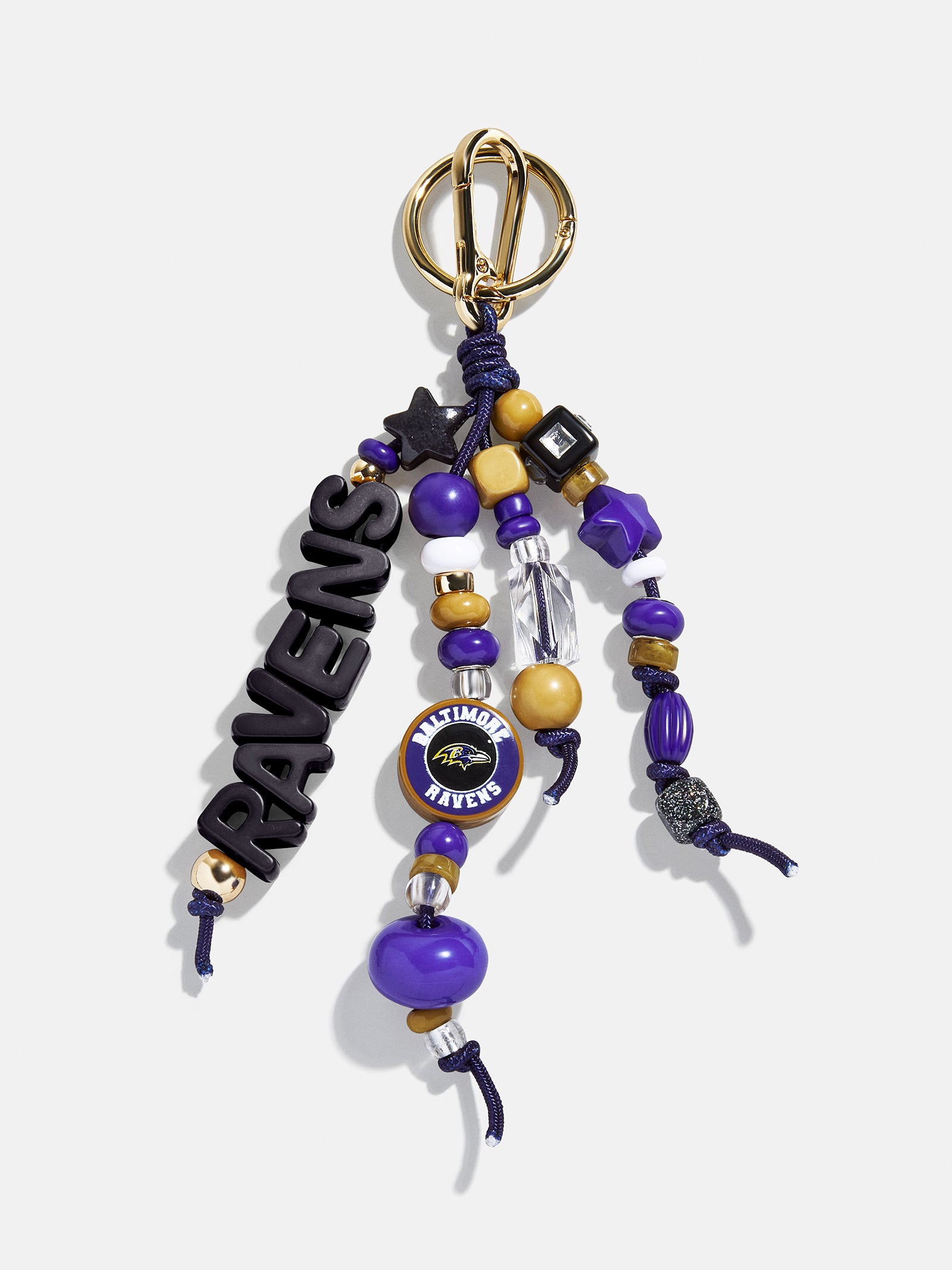 NFL Beaded Bag Charm - Baltimore Ravens-Blues Comming