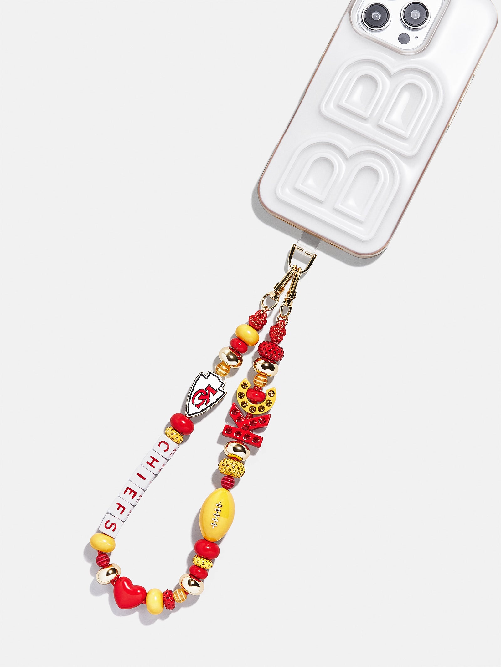NFL Beaded Phone Charm - Kansas City Chiefs-Blues Comming