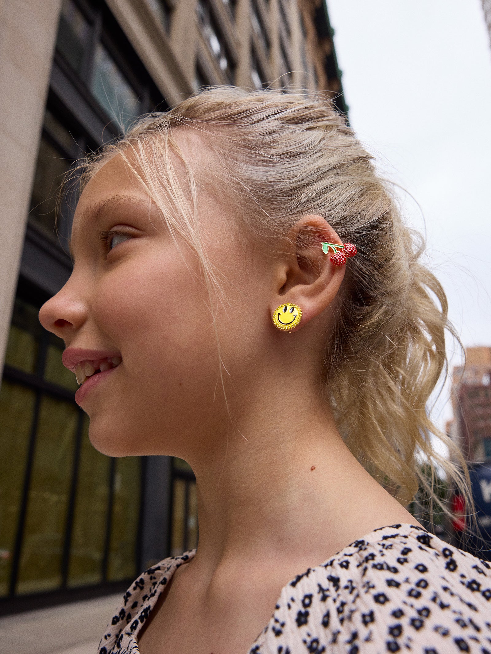 Cherry On Top Kids' Clip-On Earring Set - Cherry On Top-Blues Comming