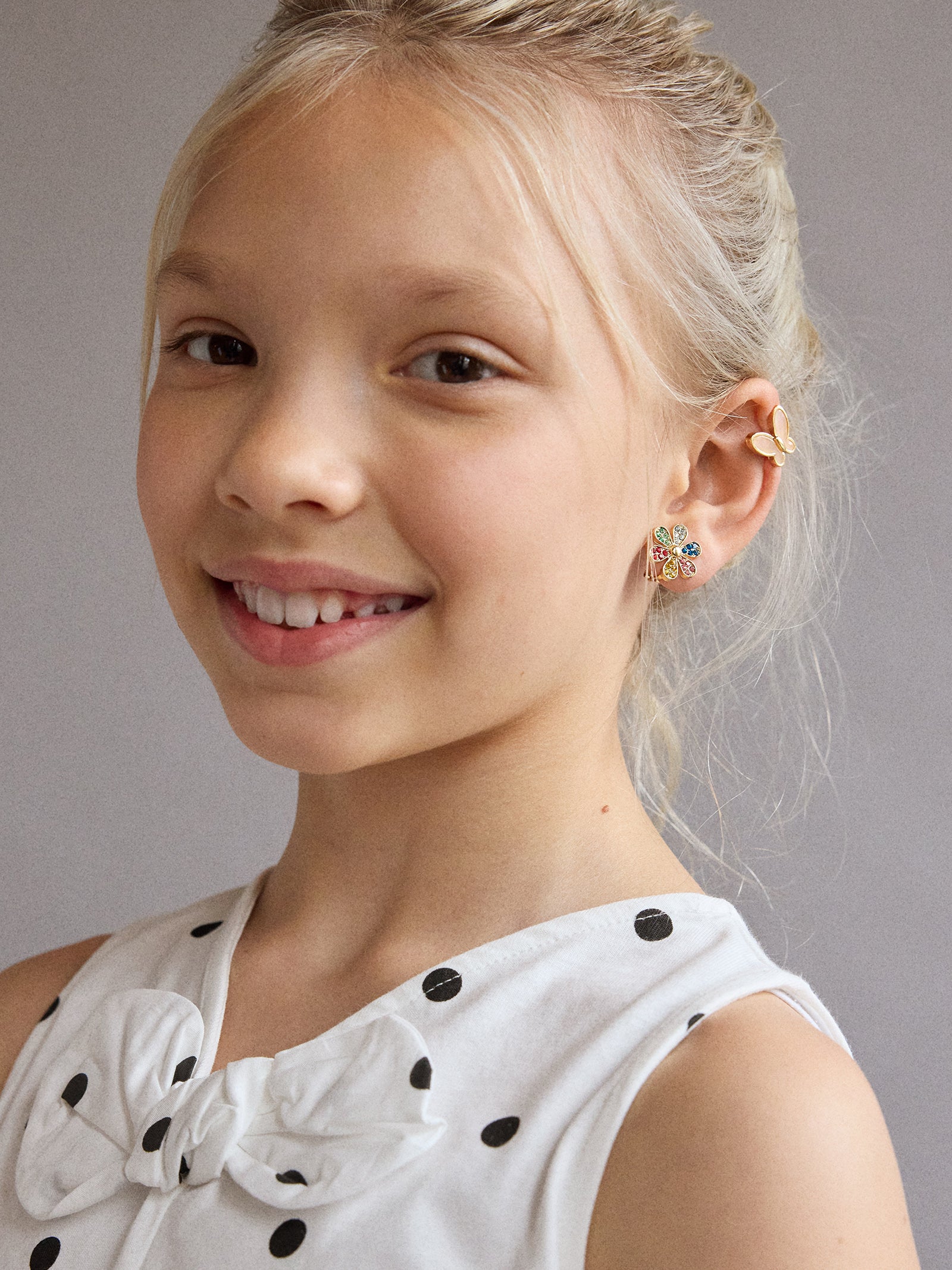 Garden Party Kids' Clip-On Earring Set - Garden Party-Blues Comming