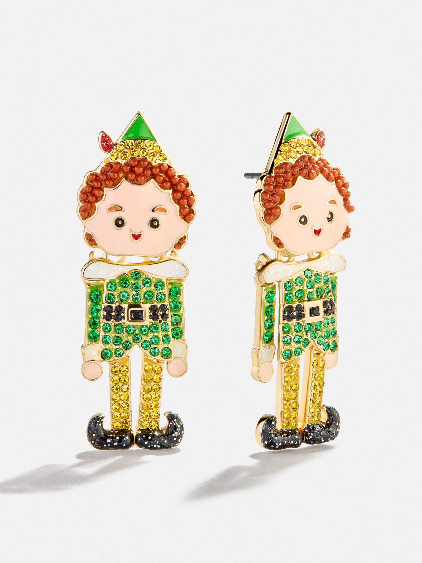 Elf Buddy Earrings - Green-Blues Comming