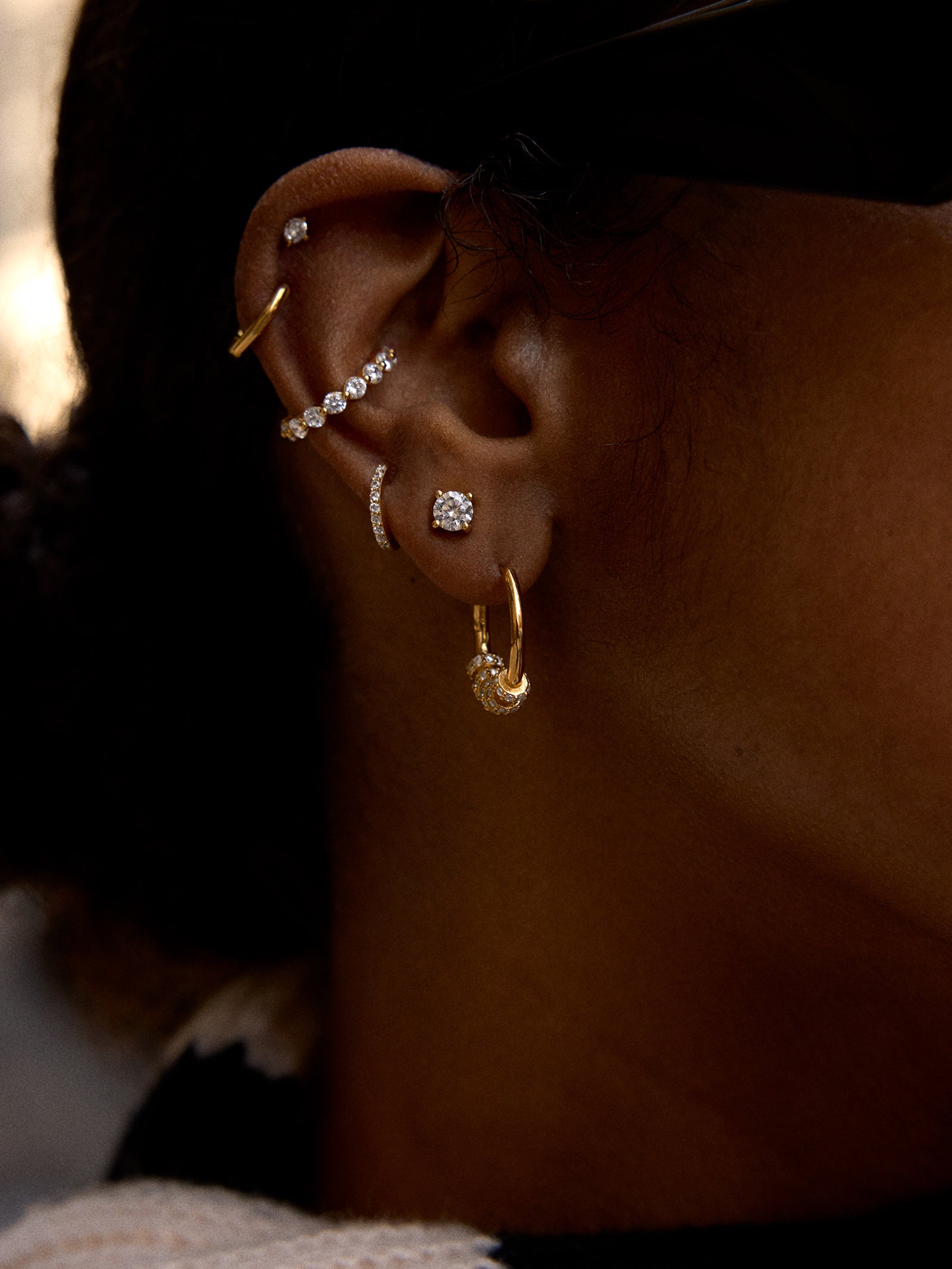 Debra 18K Gold Earrings - 4.5MM Debra Earring-Blues Comming