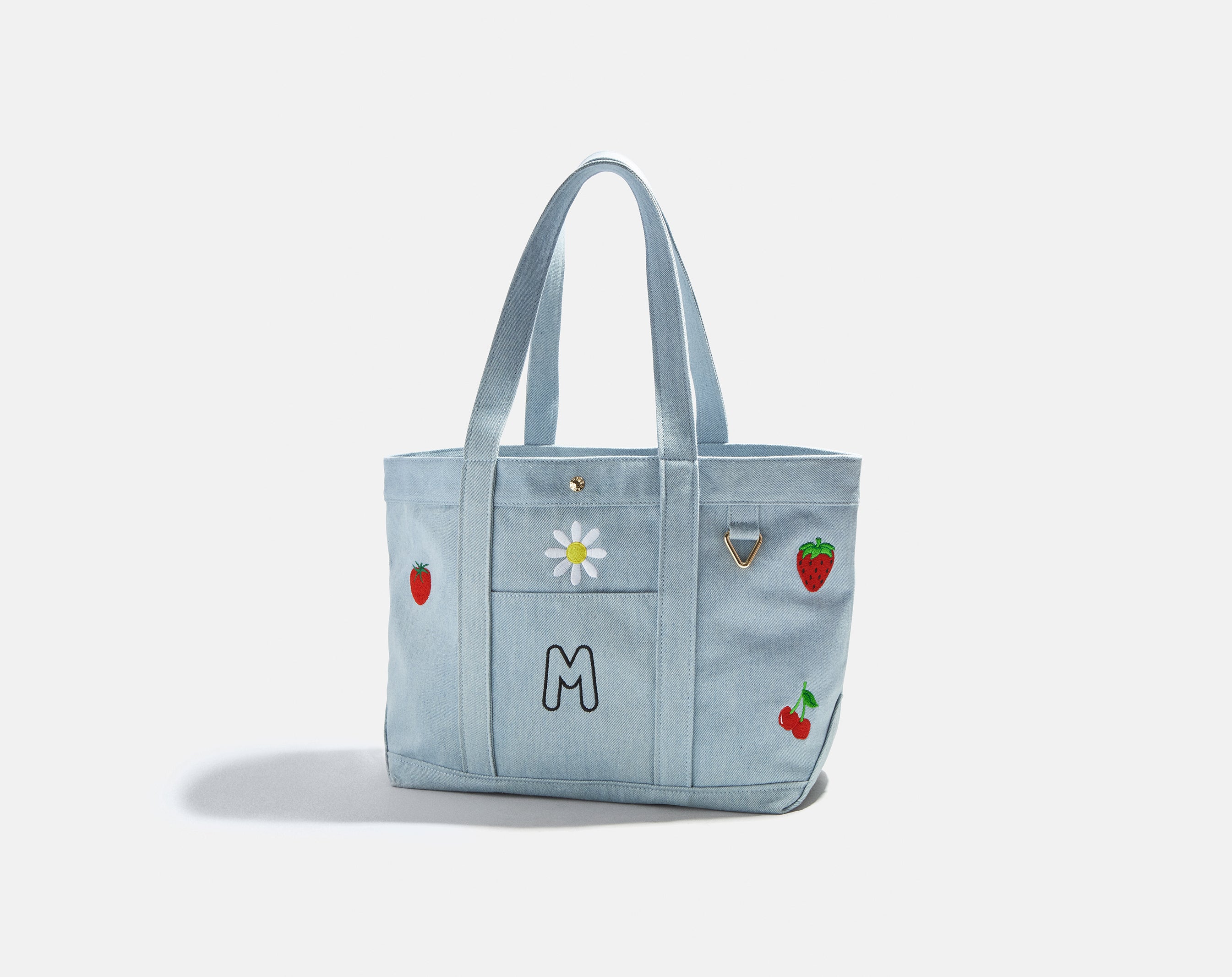 Medium Custom Icon Tote - Medium-Blues Comming