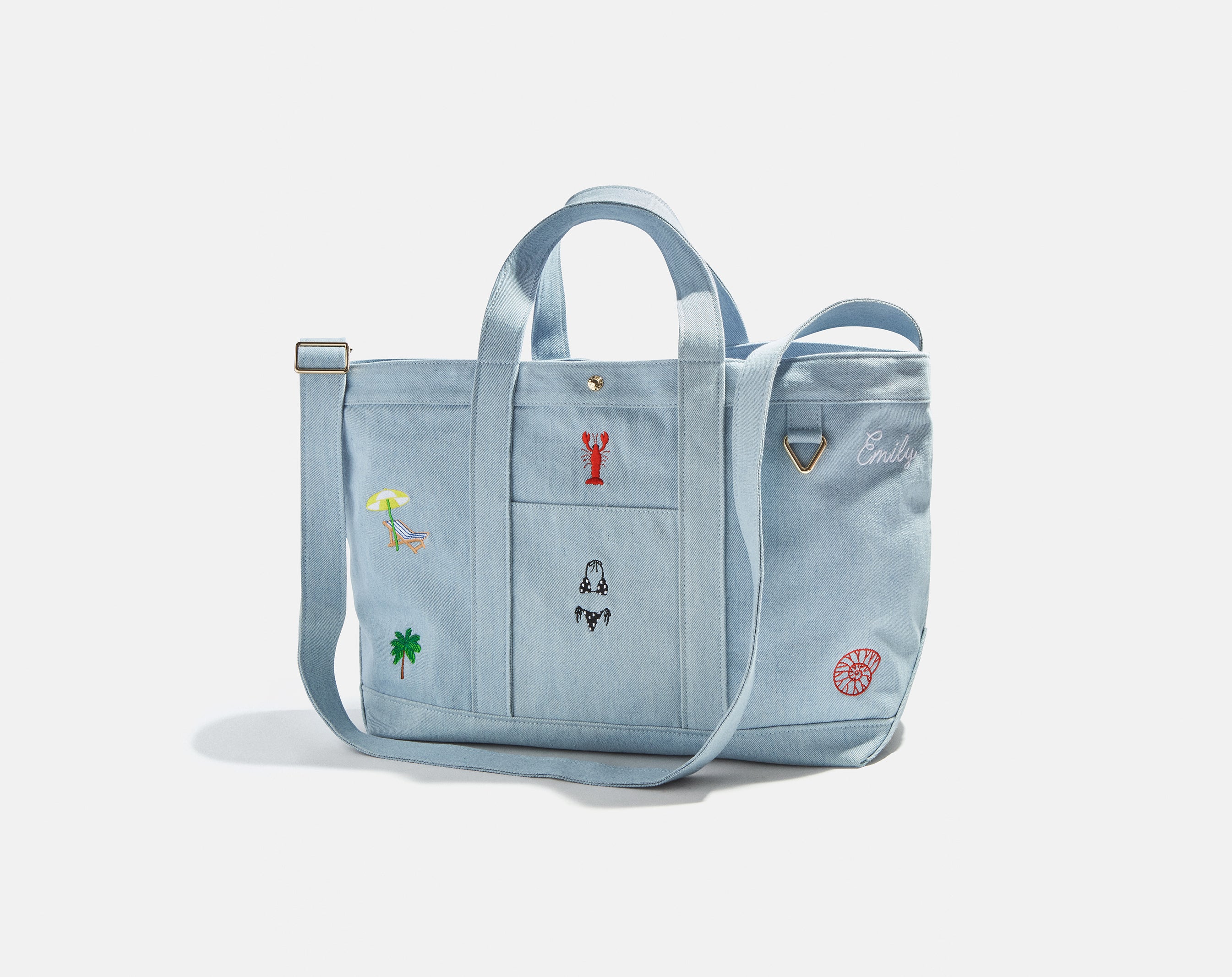Large Custom Icon Tote - Large-Blues Comming