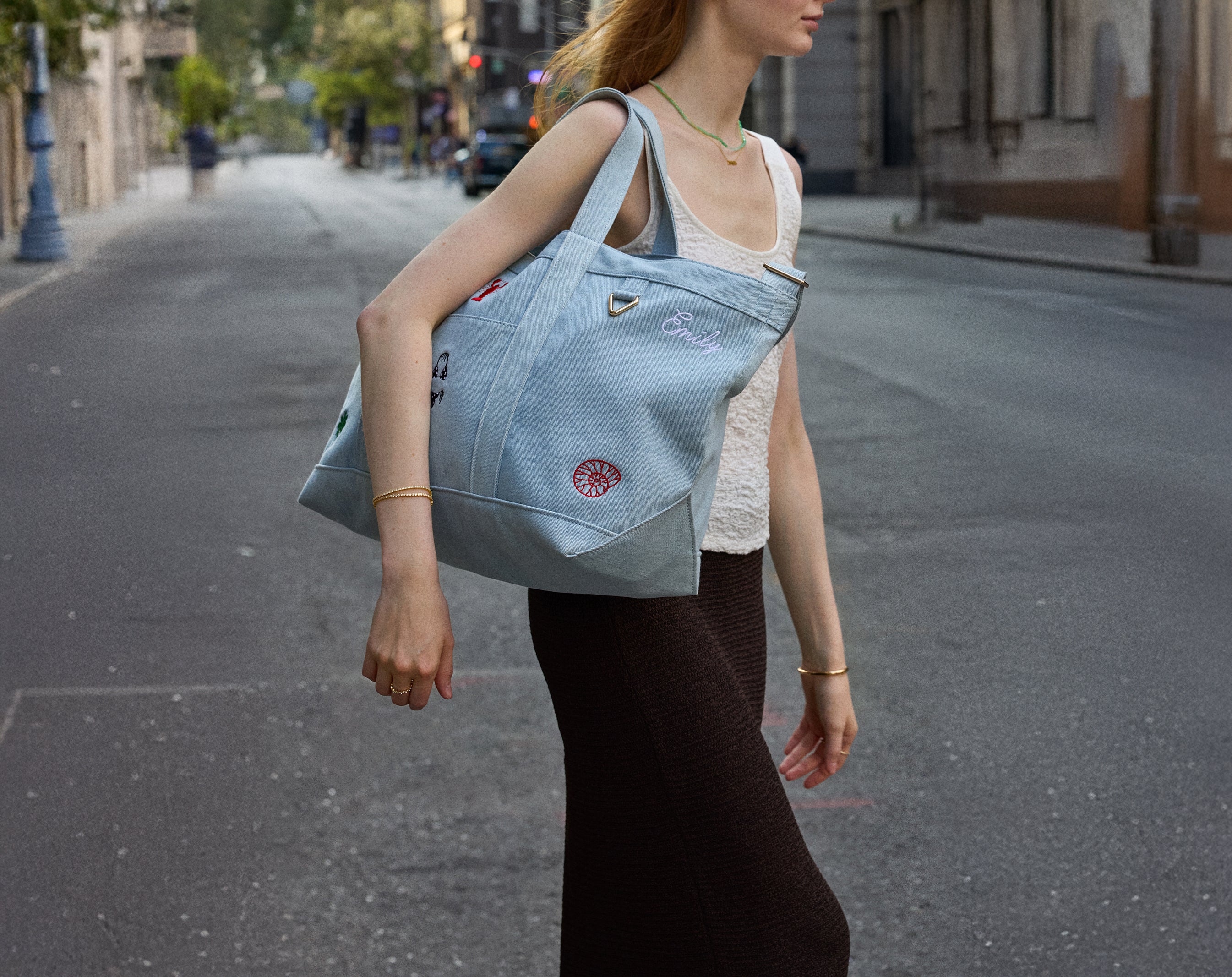 Large Custom Icon Tote - Large-Blues Comming