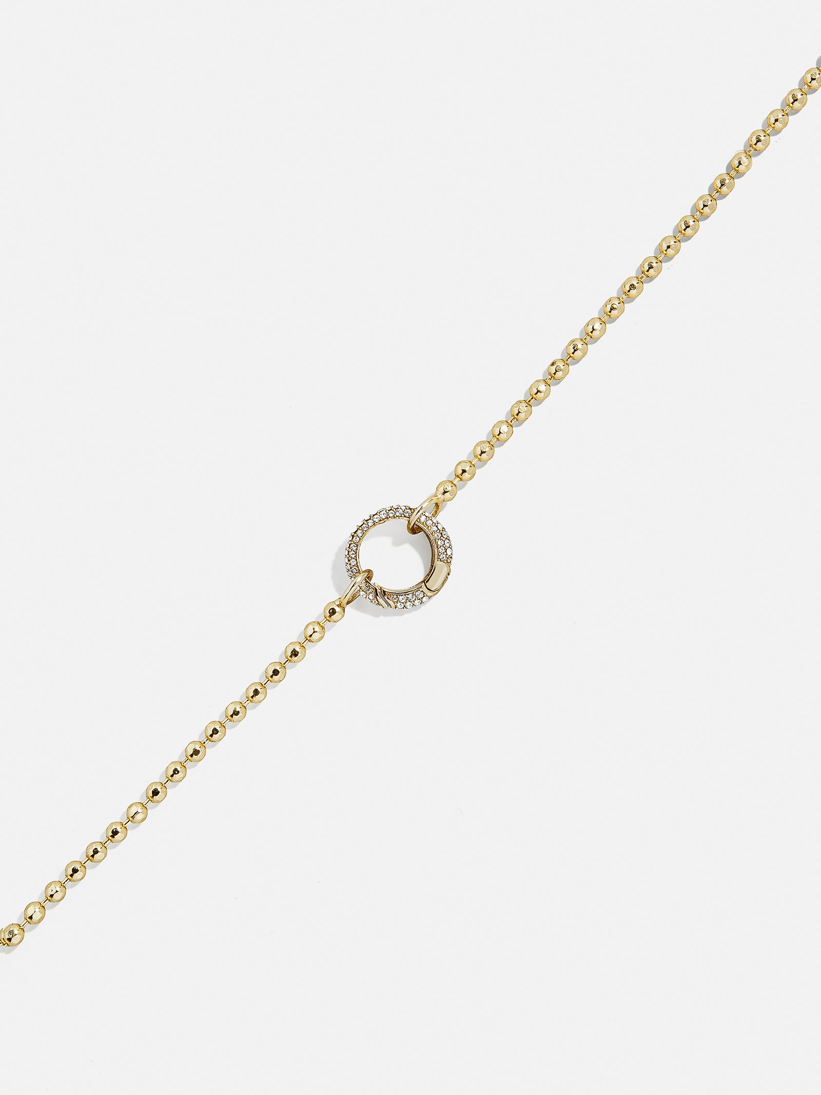 Cluster Charm Necklace Chain - Ball Chain & Charm Ring-Blues Comming