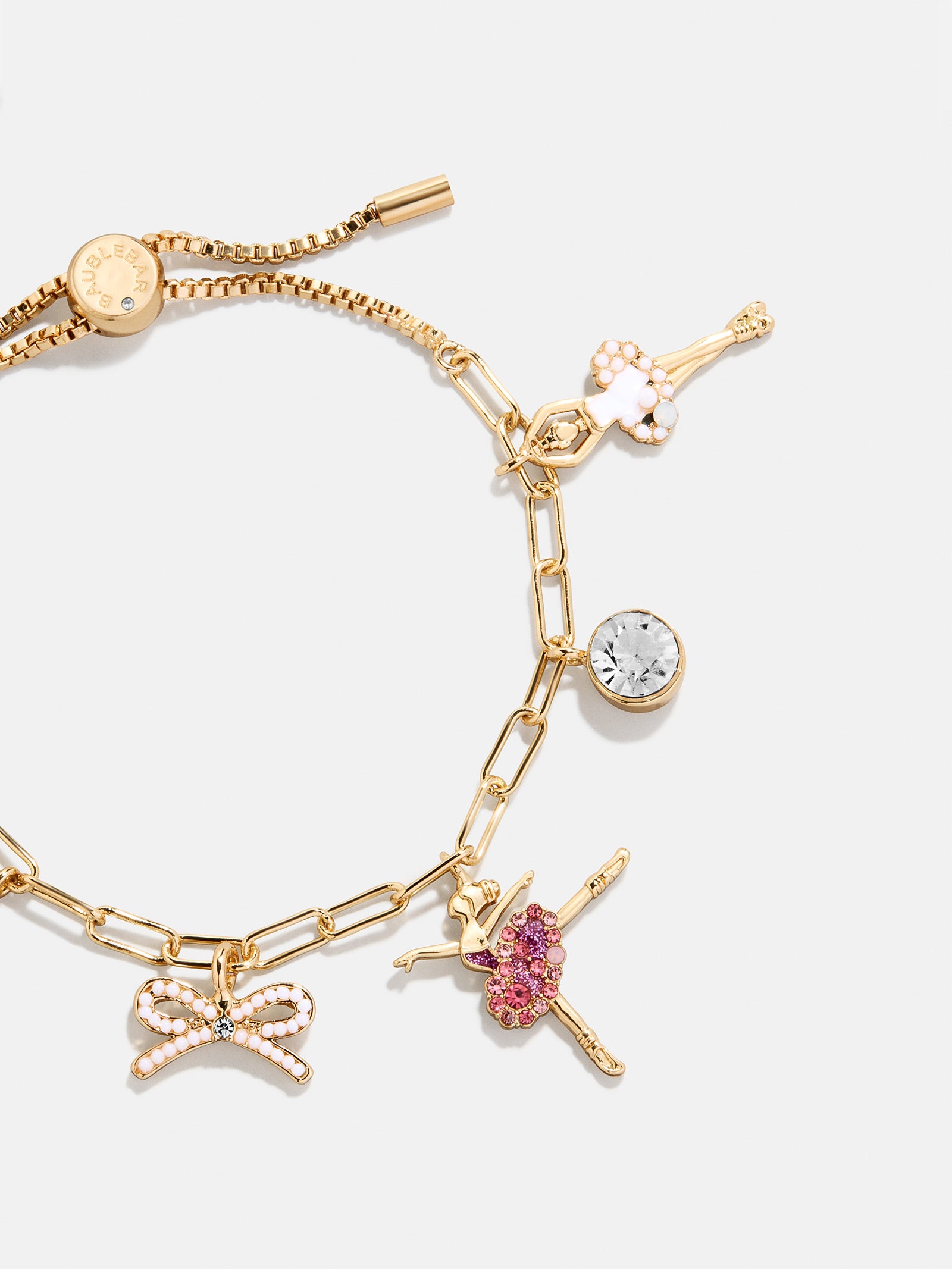 En Pointe Kids' Charm Bracelet - Ballet-Blues Comming