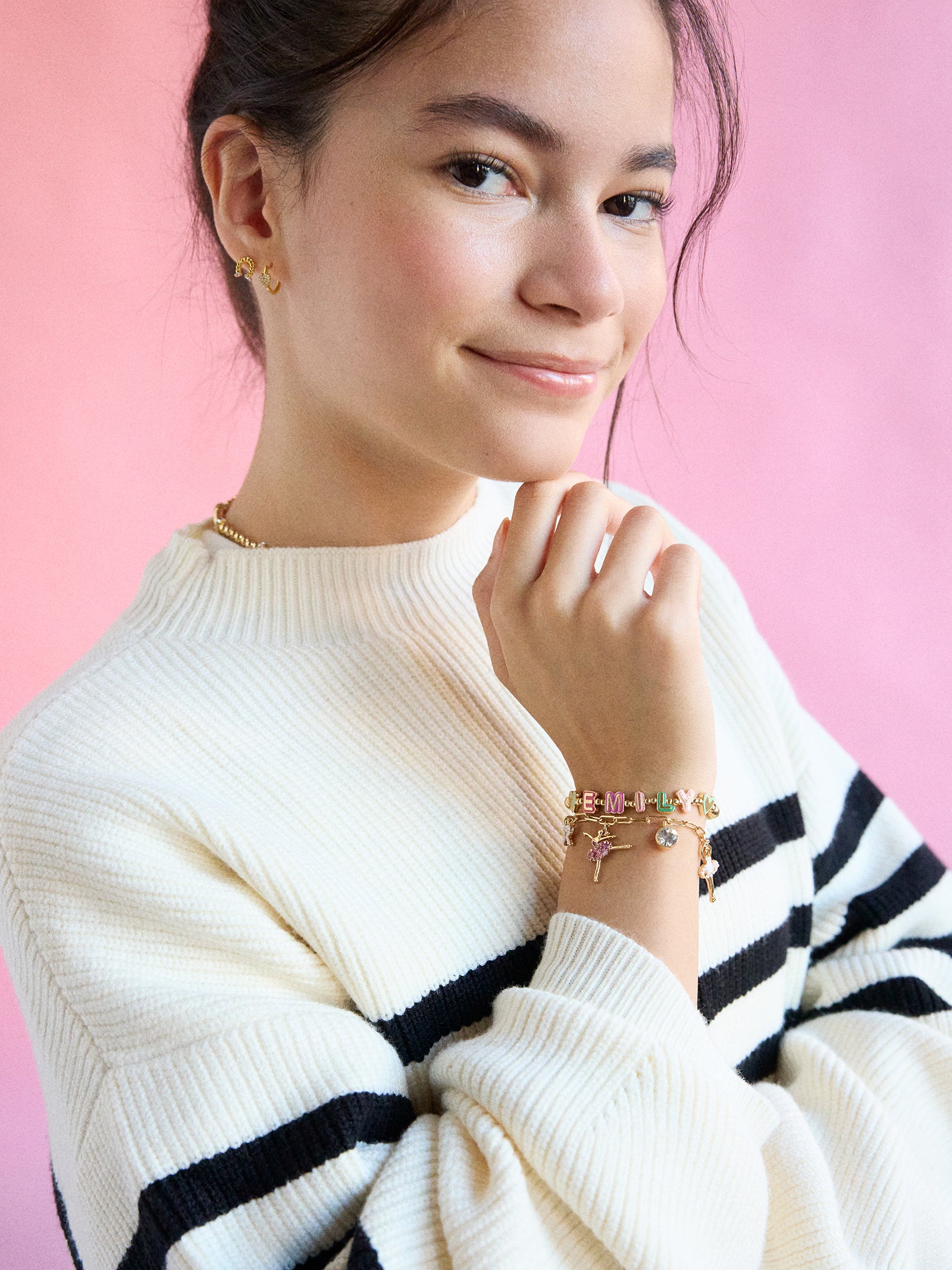 En Pointe Kids' Charm Bracelet - Ballet-Blues Comming