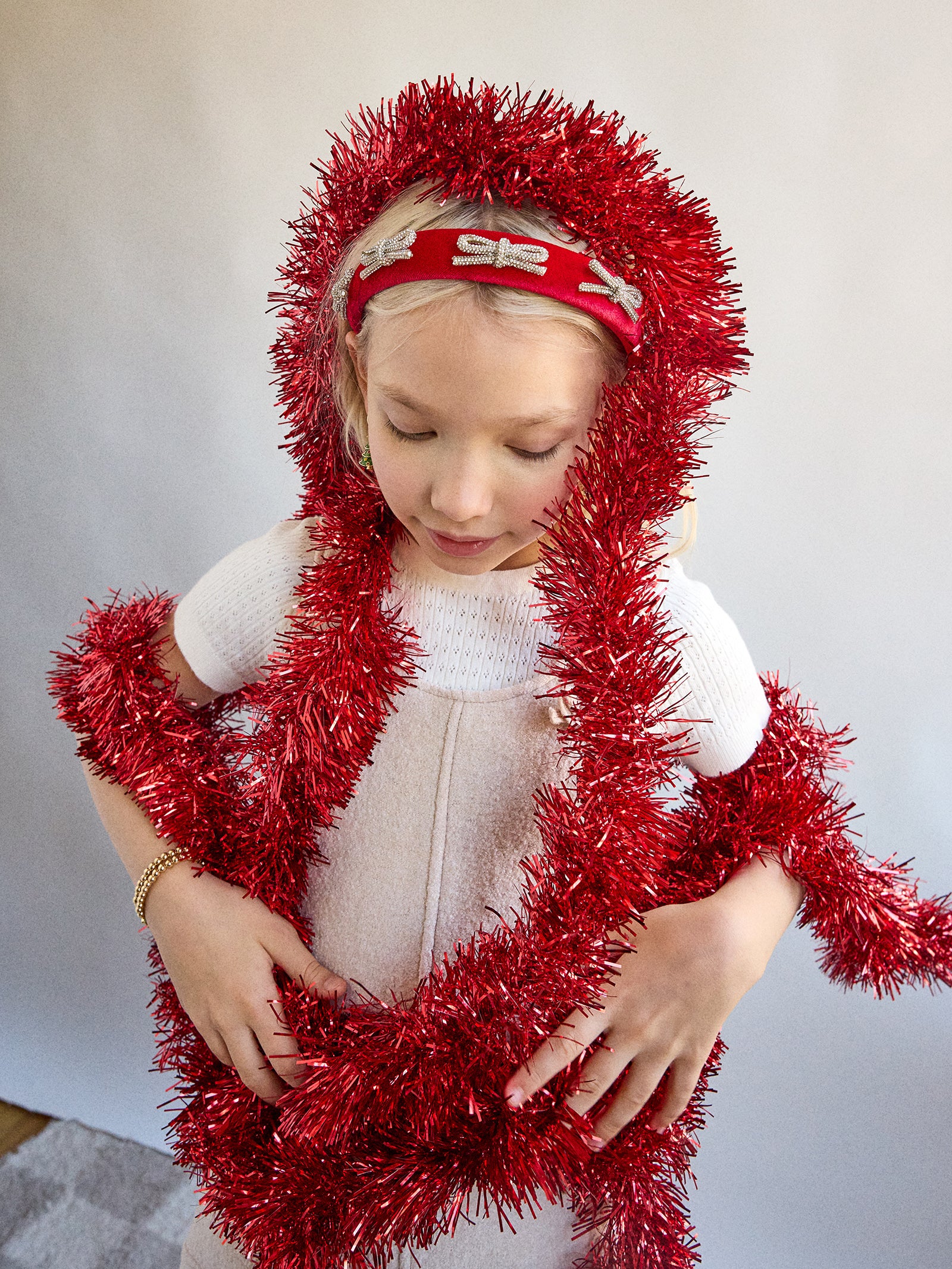 Bow & Behold Kids Headband - Red-Blues Comming