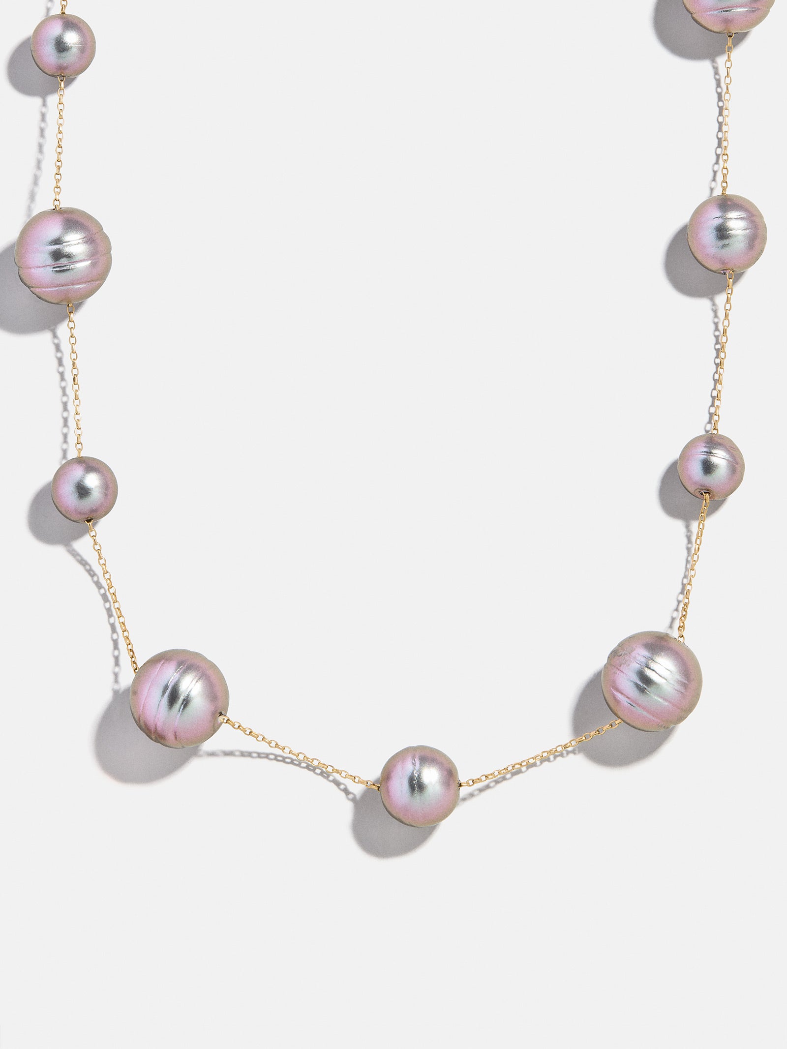Blair Necklace - Tahitian Pearl Collar-Blues Comming