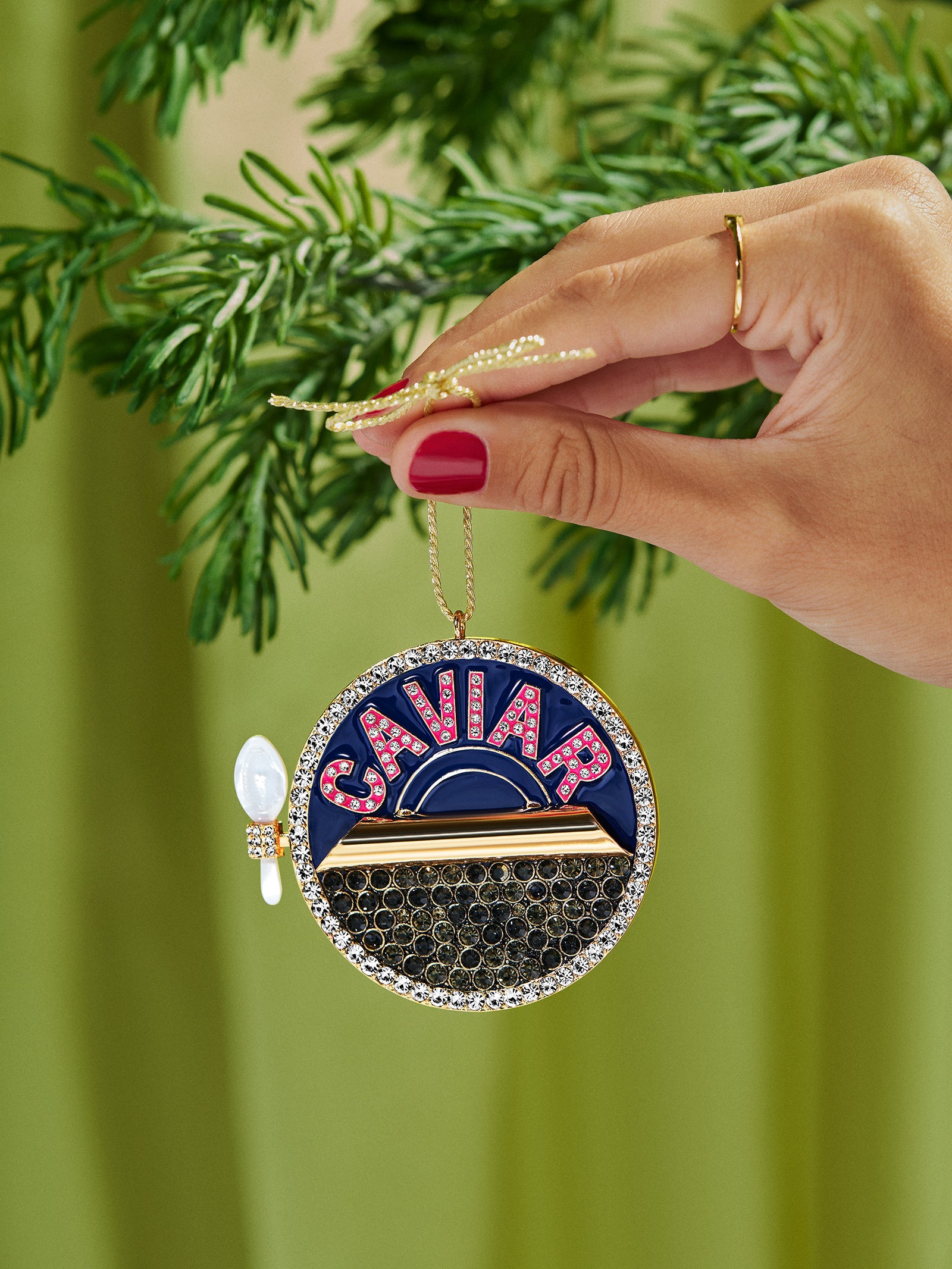 Luxe Little Spoonfuls Caviar Ornament - Caviar-Blues Comming