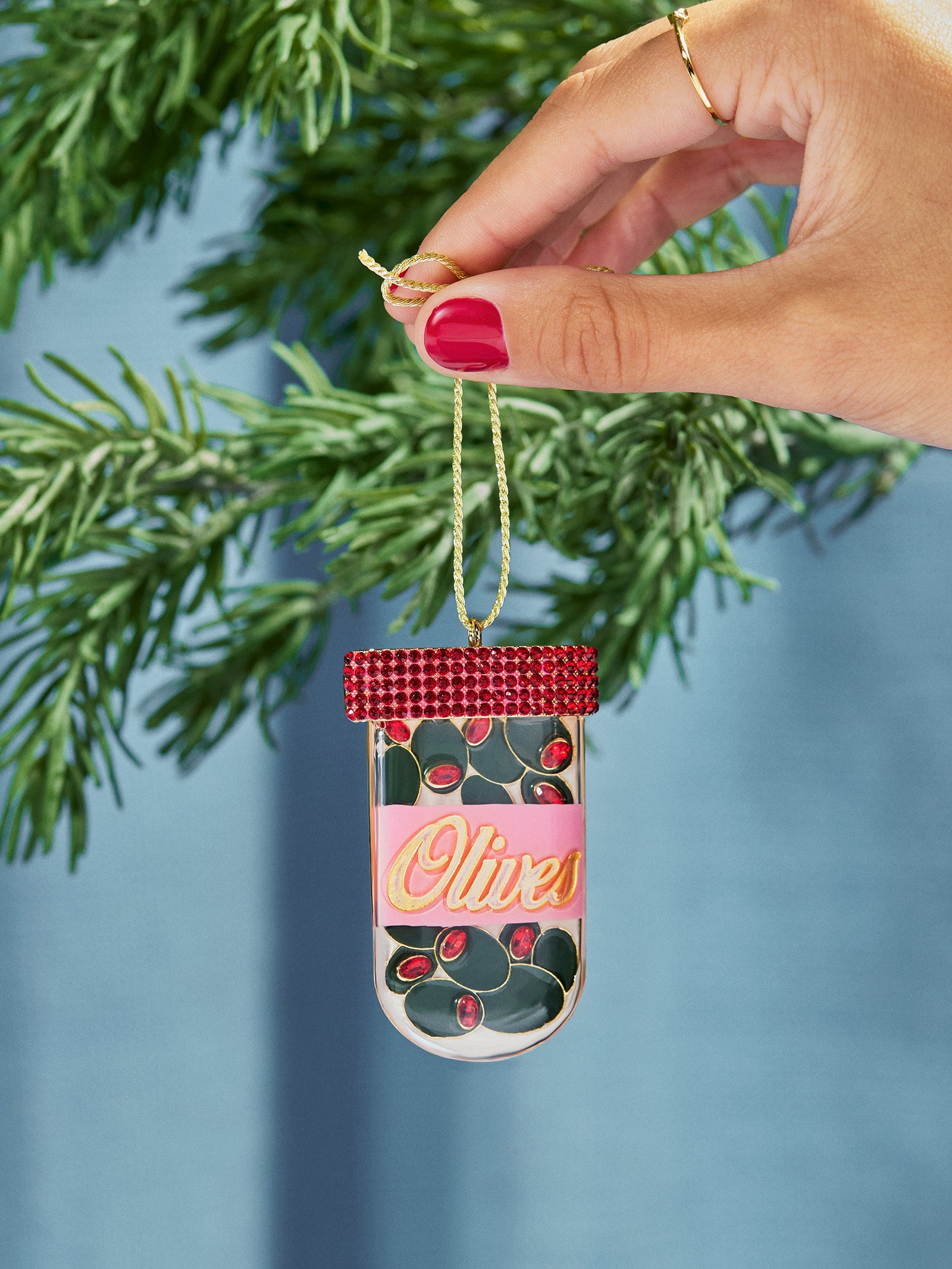 Brine On Olive Ornament - Olives-Blues Comming